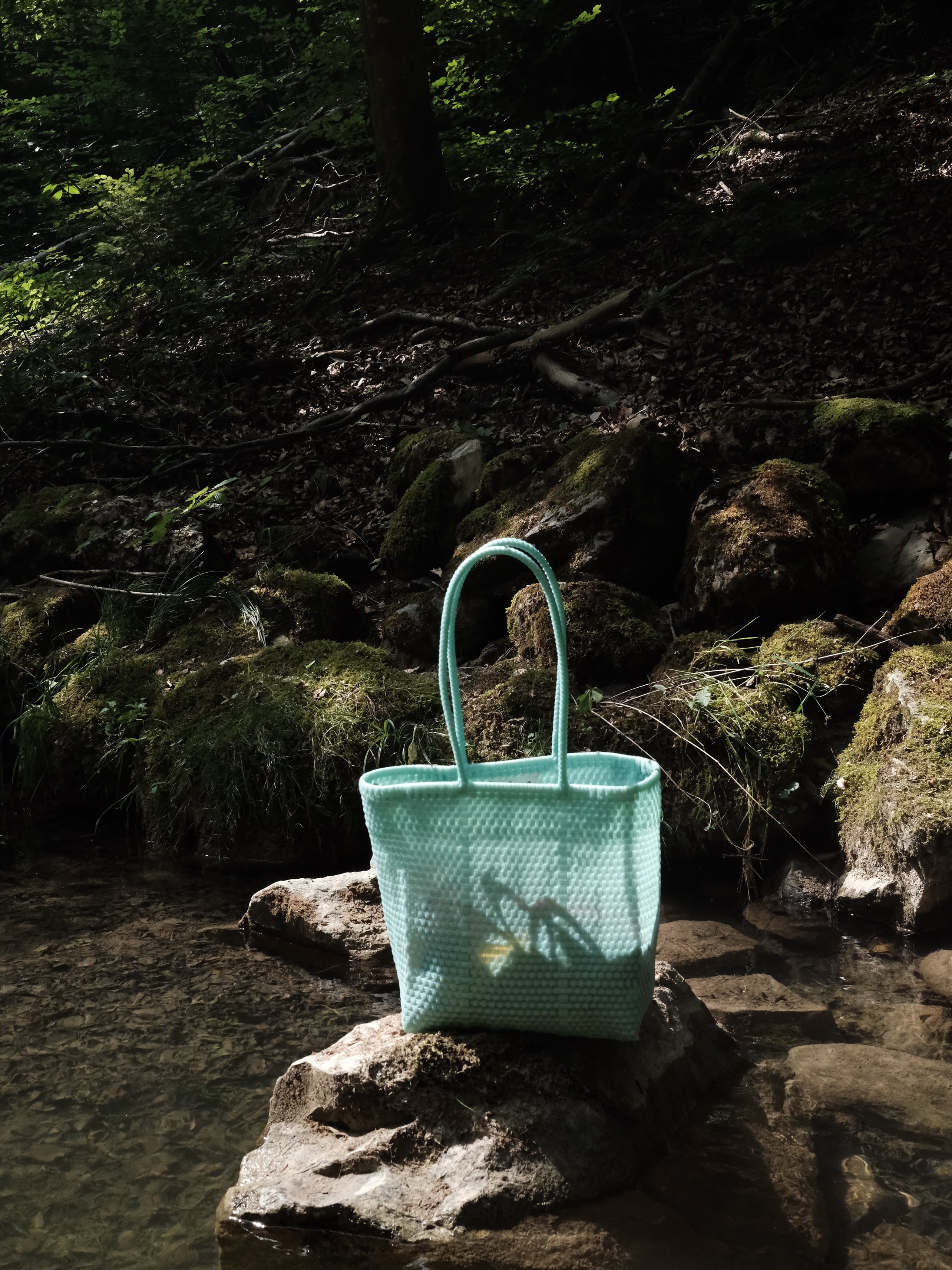 Alma Tote Mediana Jelly Mint