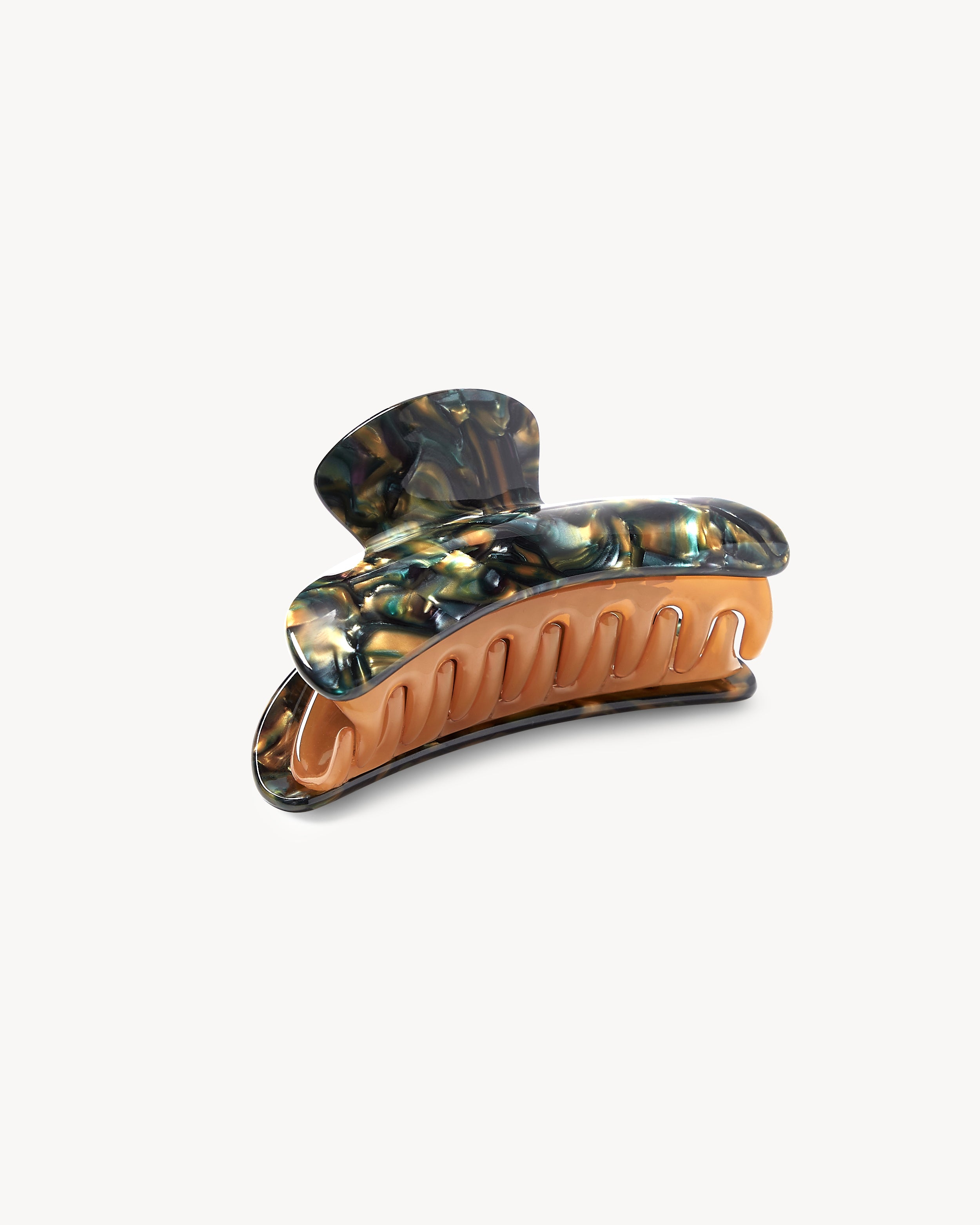 Haarklammer - Machete Grande Heirloom Green Tortoise