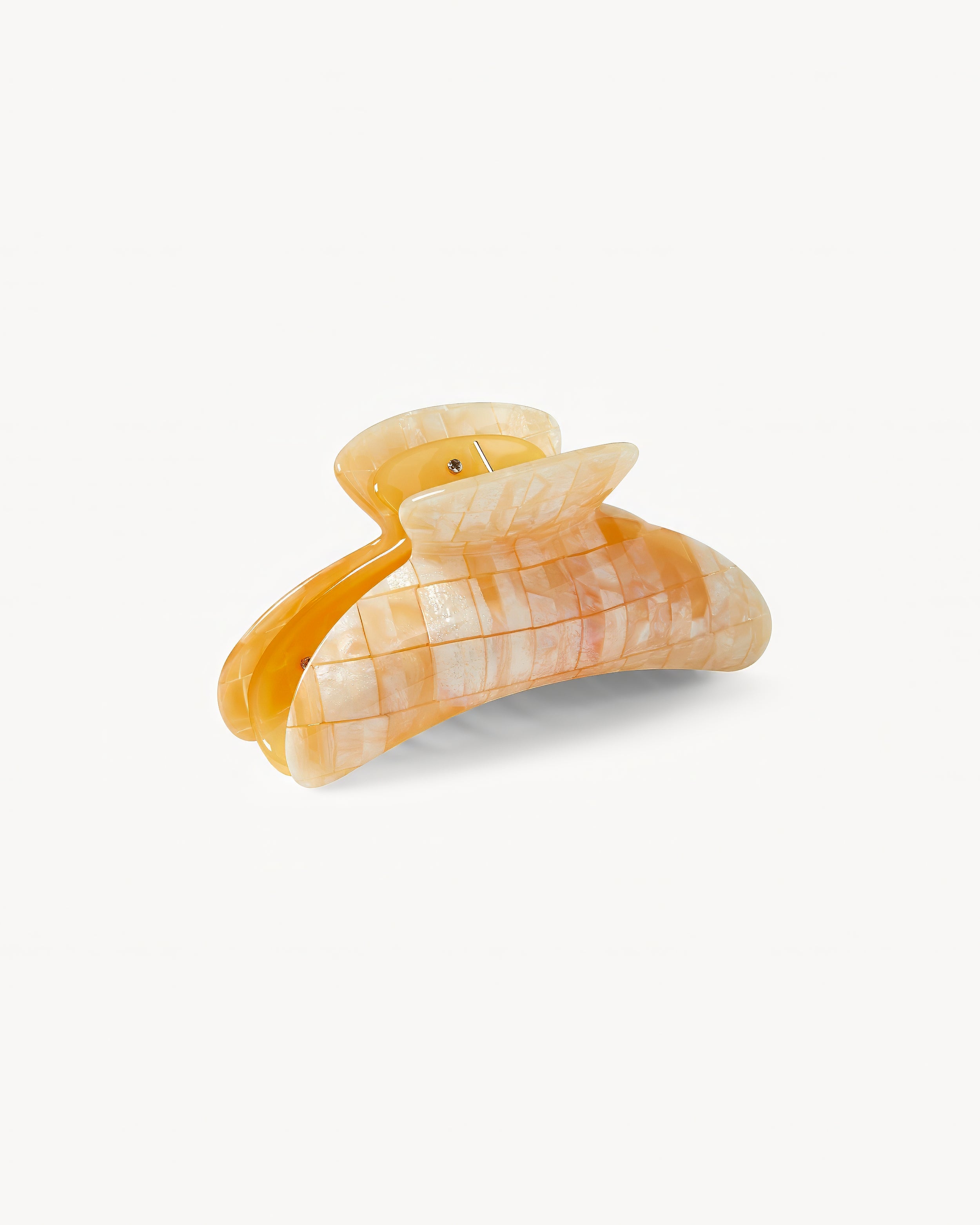 Haarklammer - Machete Grande Heirloom Sea Shell Checker