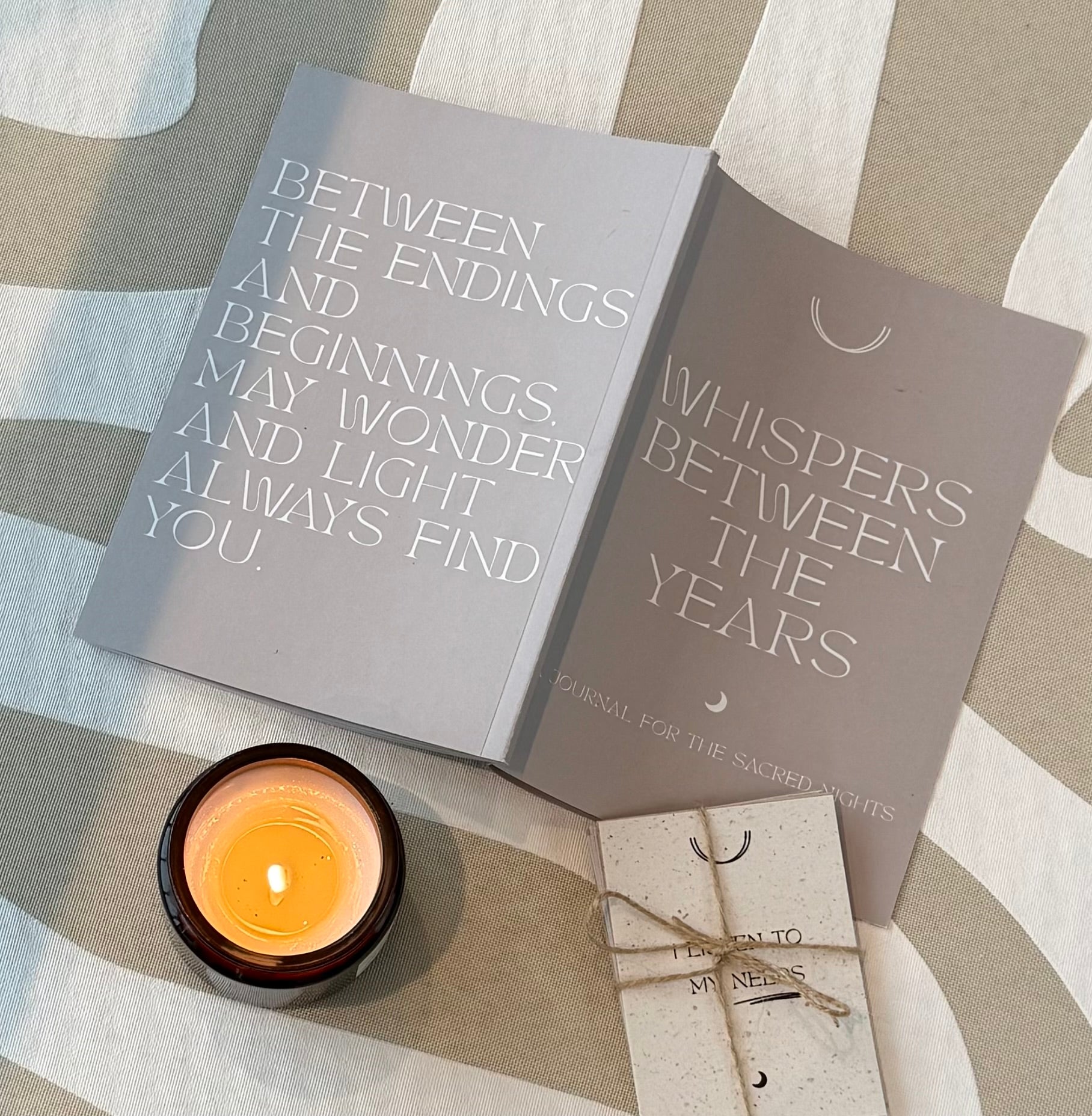 Rauhnächte-Set – Journal, Affirmationskarten & Räuchermischung