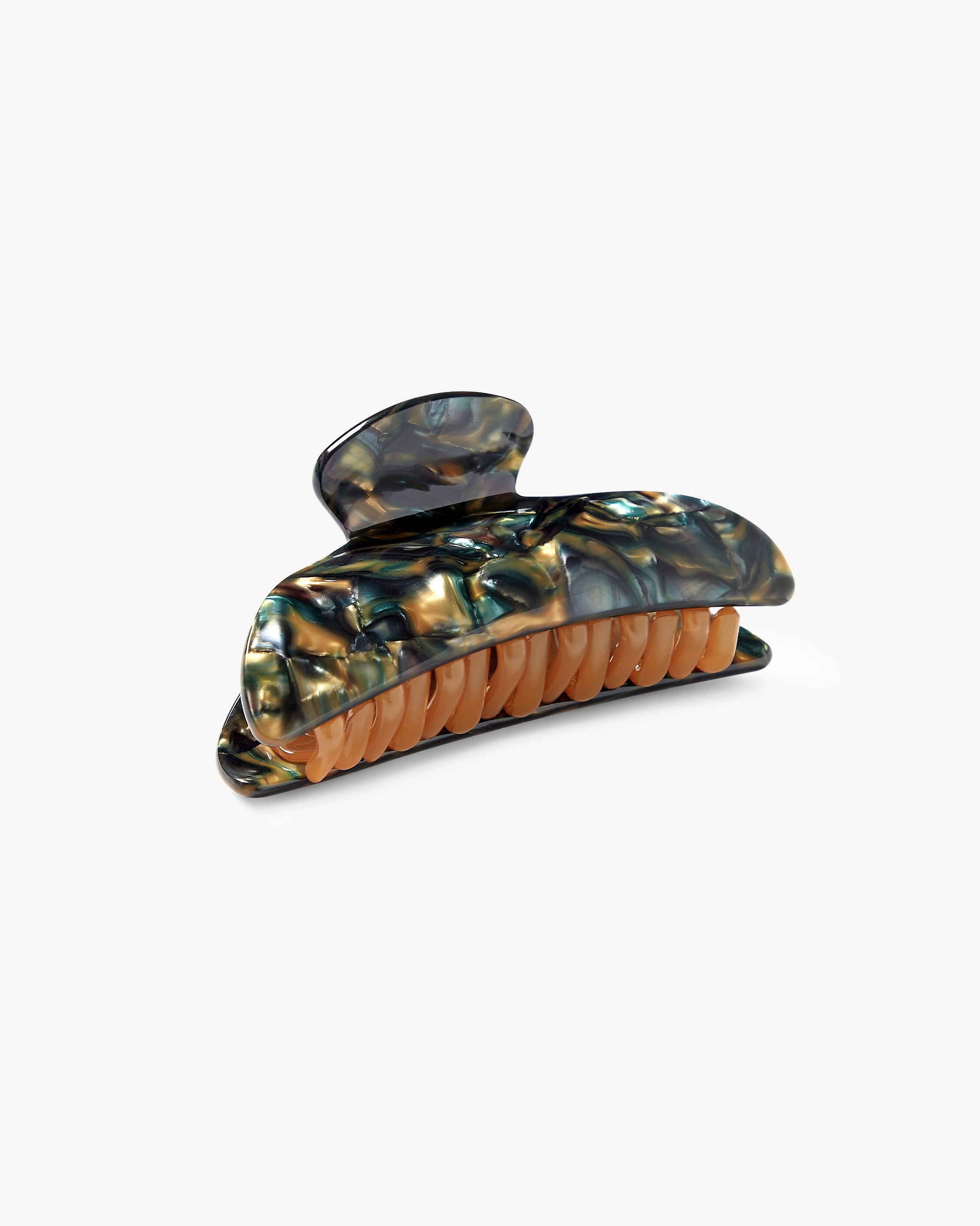 Haarklammer - Machete Midi Heirloom Green Tortoise
