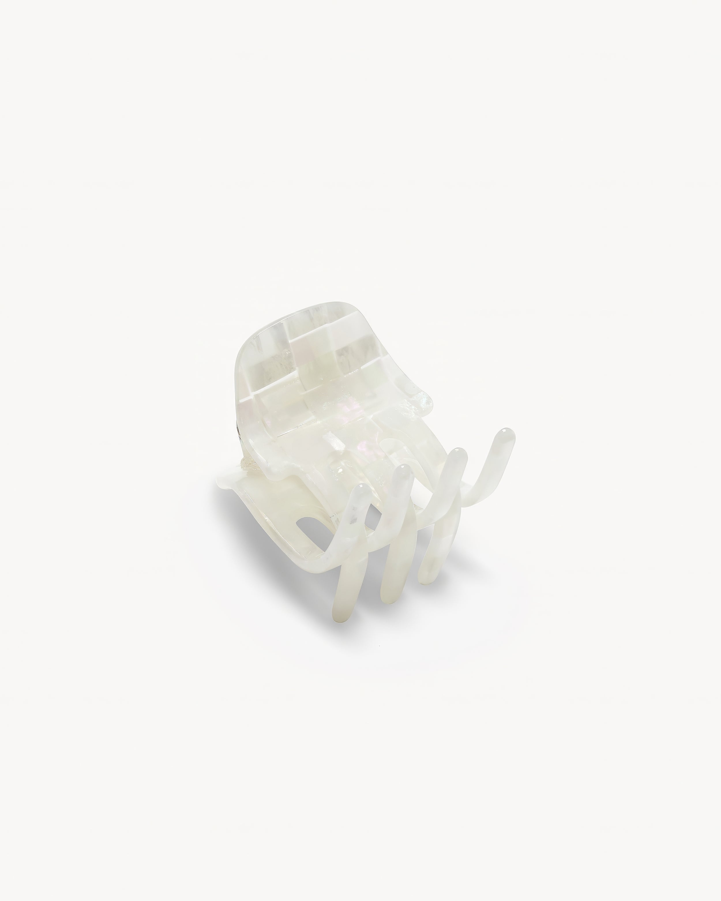 Haarklammer - Machete Mini Claw Opalite Shell Checker