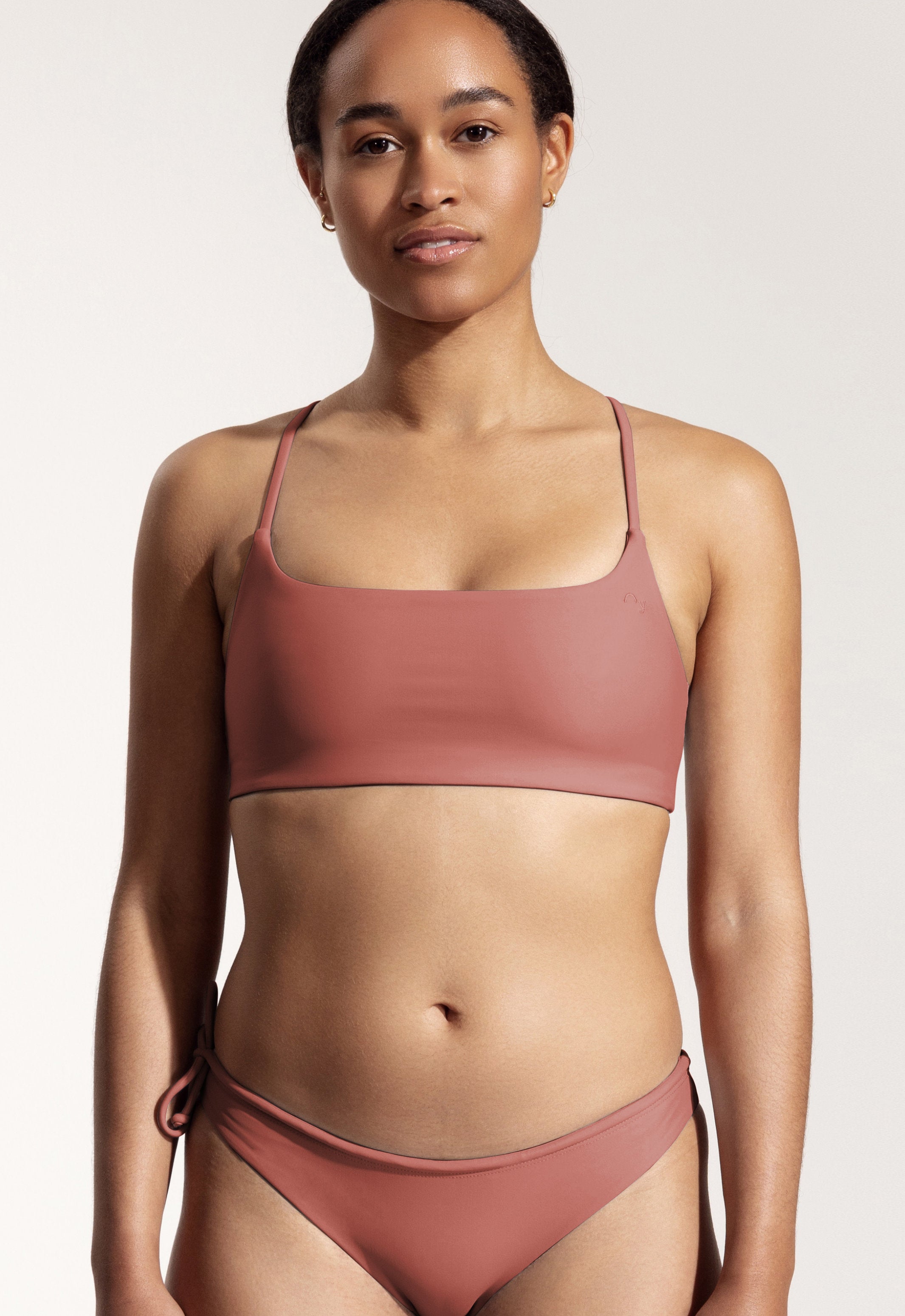 Surf Bikini Oberteil „Buri“ in Lehmrot