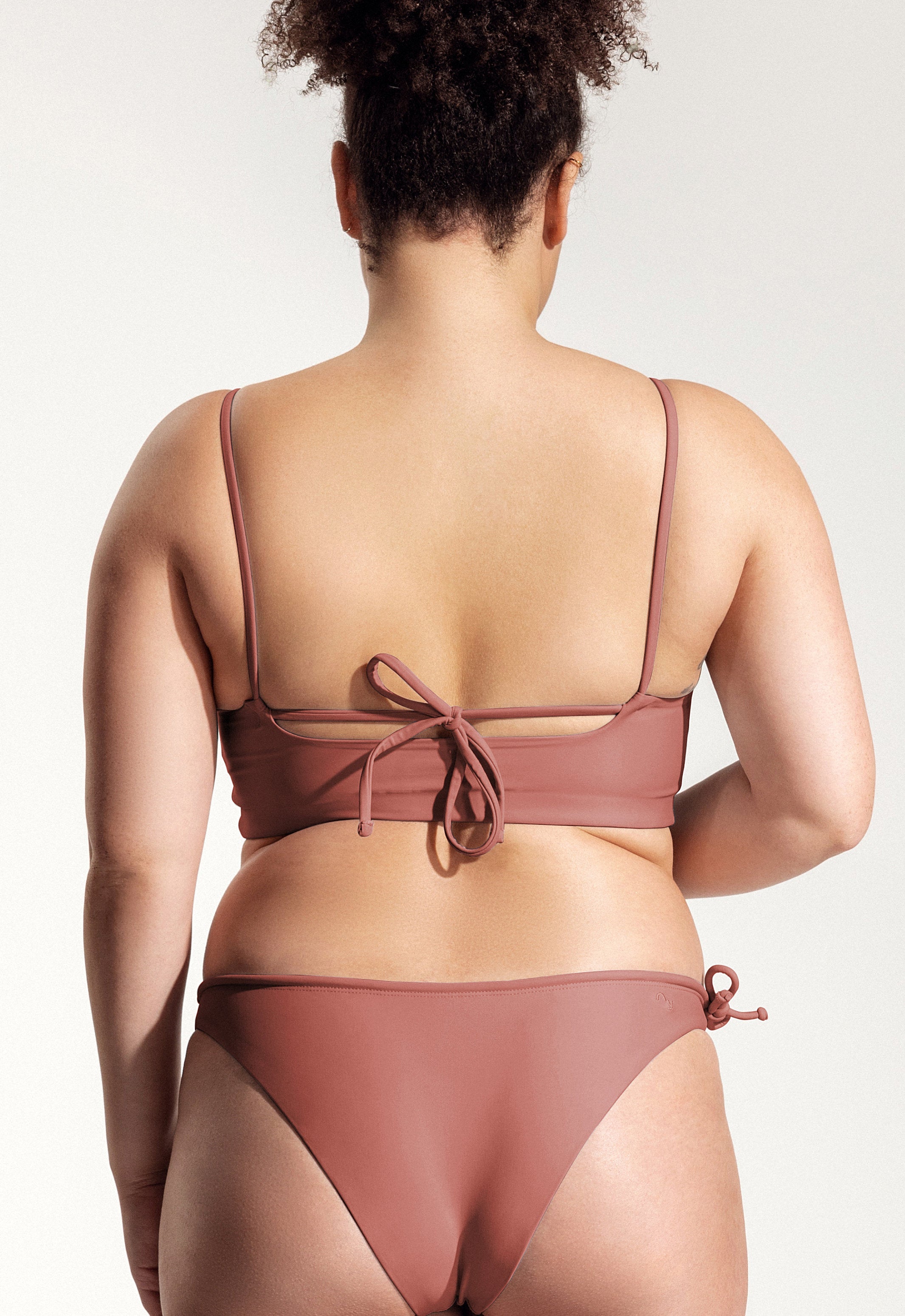 Surf Bikini Oberteil „Buri“ in Lehmrot