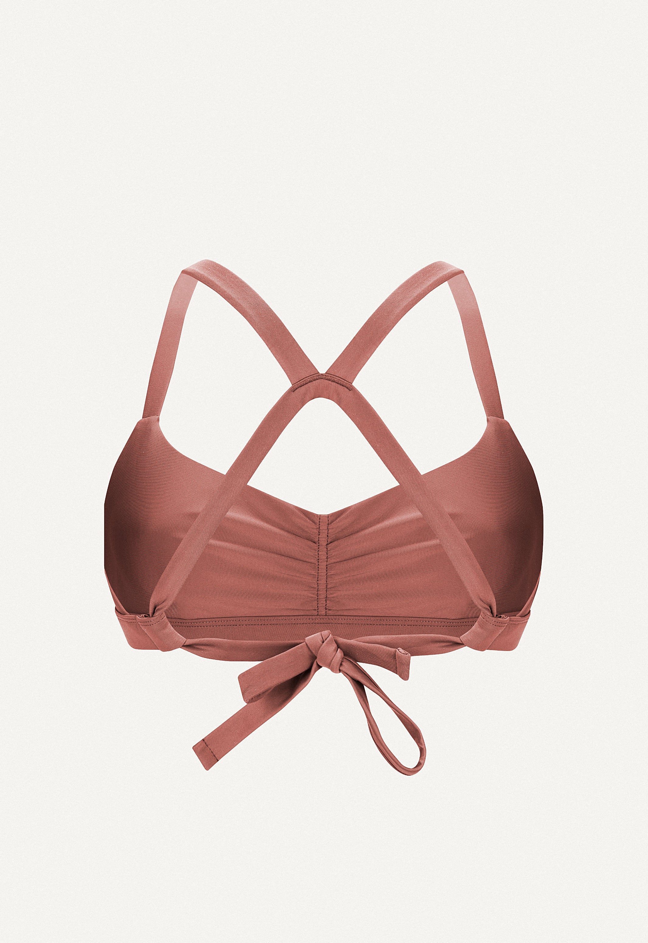 Surf Bikini Oberteil „Hoki“ in Lehmrot