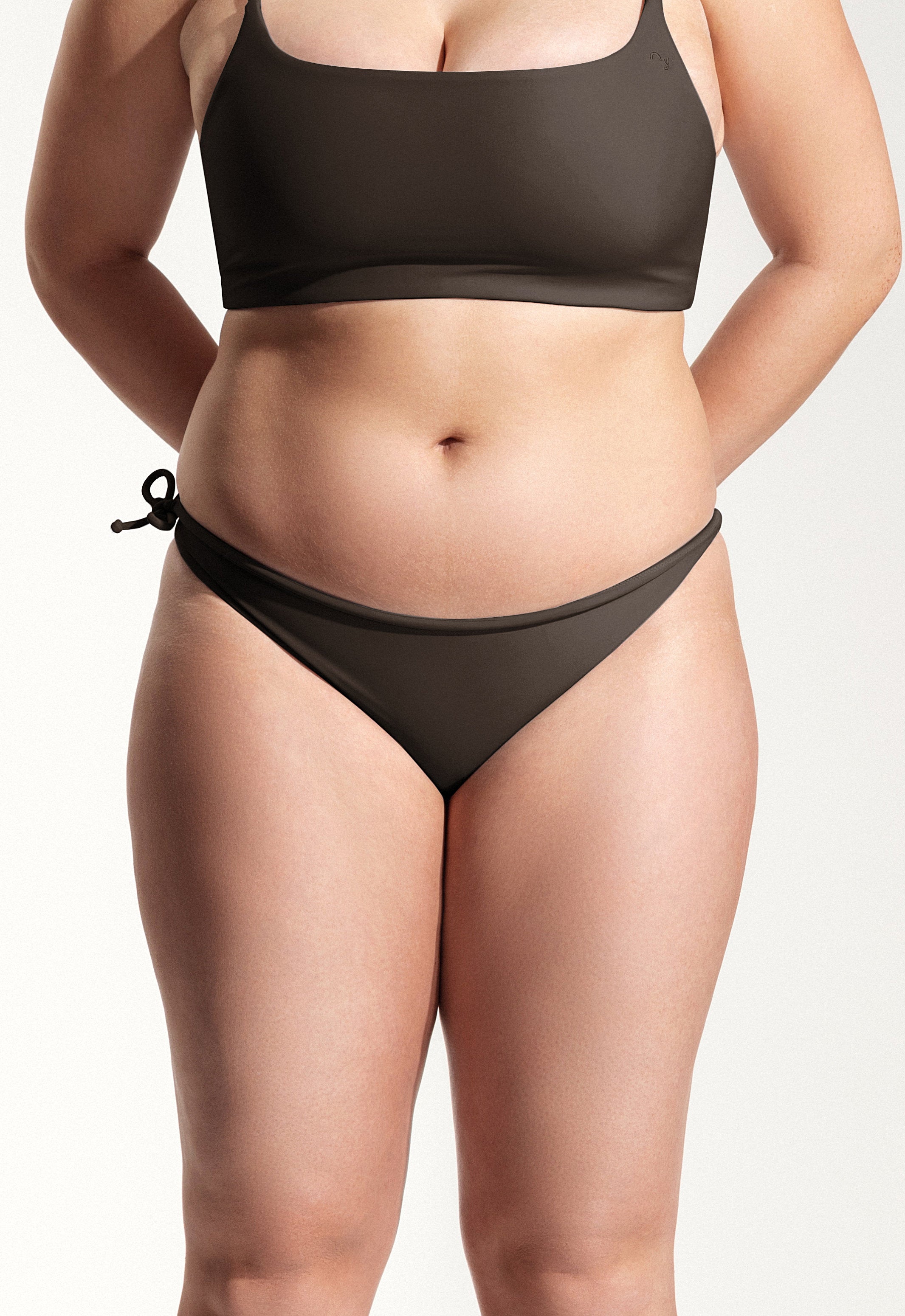 Surf Bikini Hose „Mako“ in Dunkelbraun