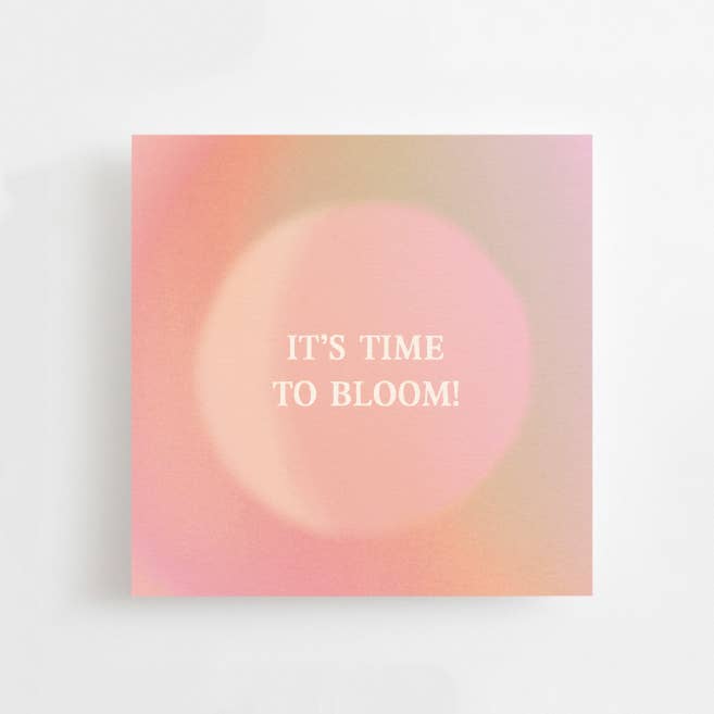 Minikarte - It's Time to Bloom