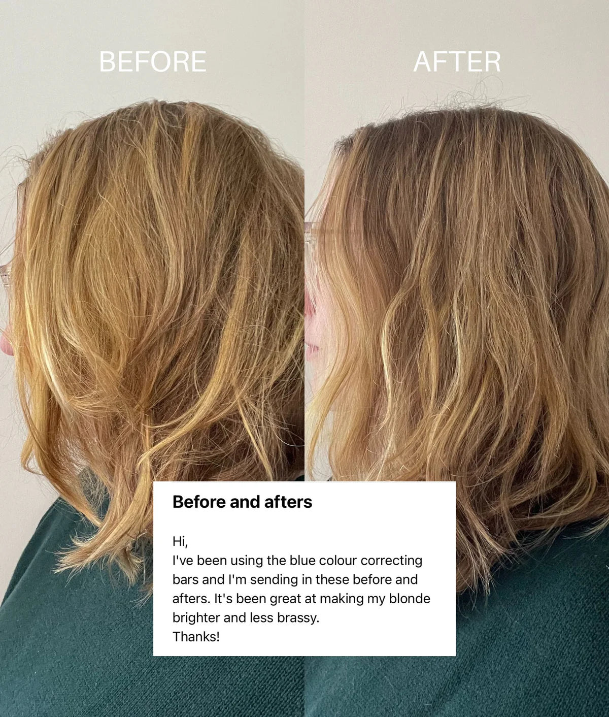 Fester Conditioner Colour Correction Blue - Dunkelblondes & Braunes Haar