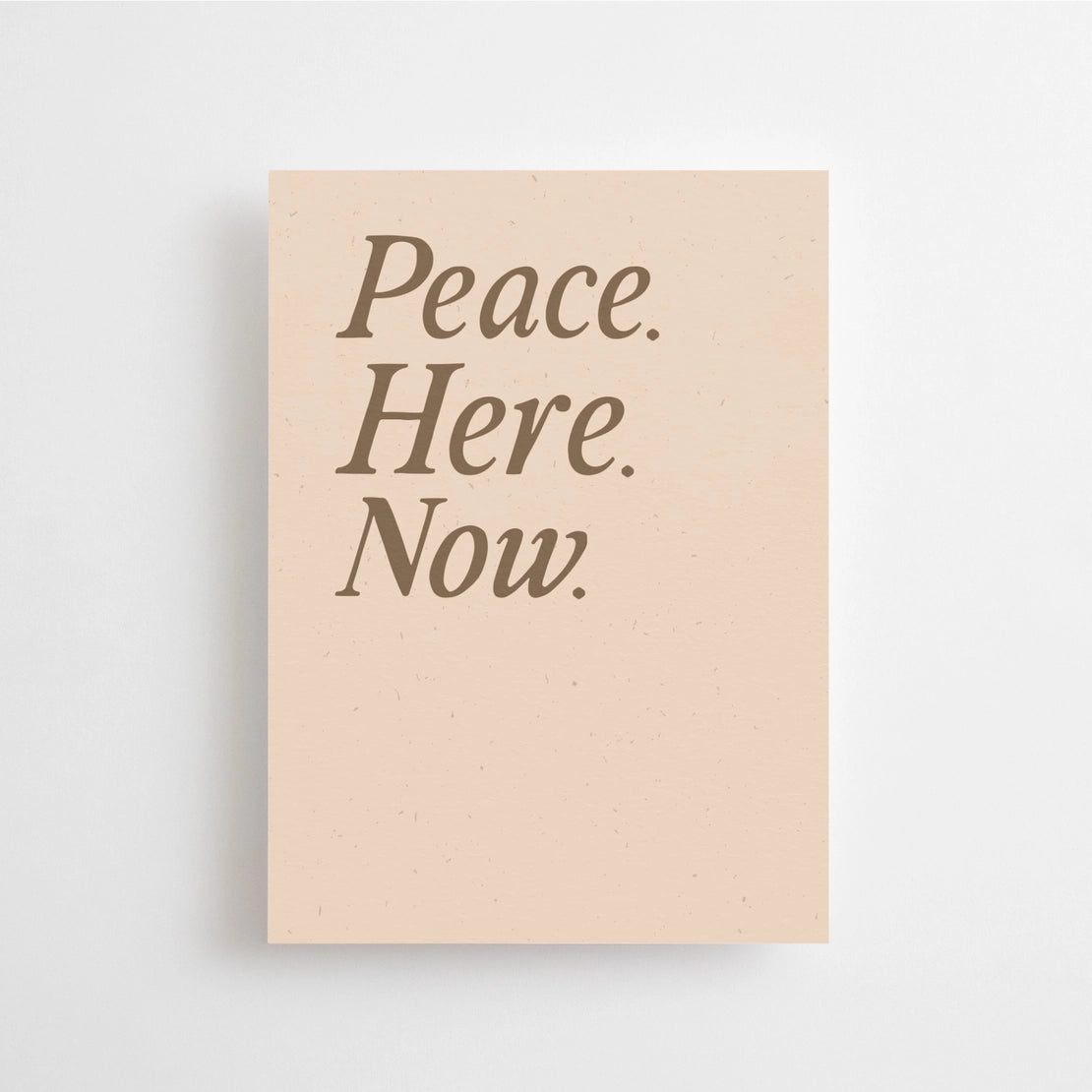 Minikarte - Peace. Here. Now.