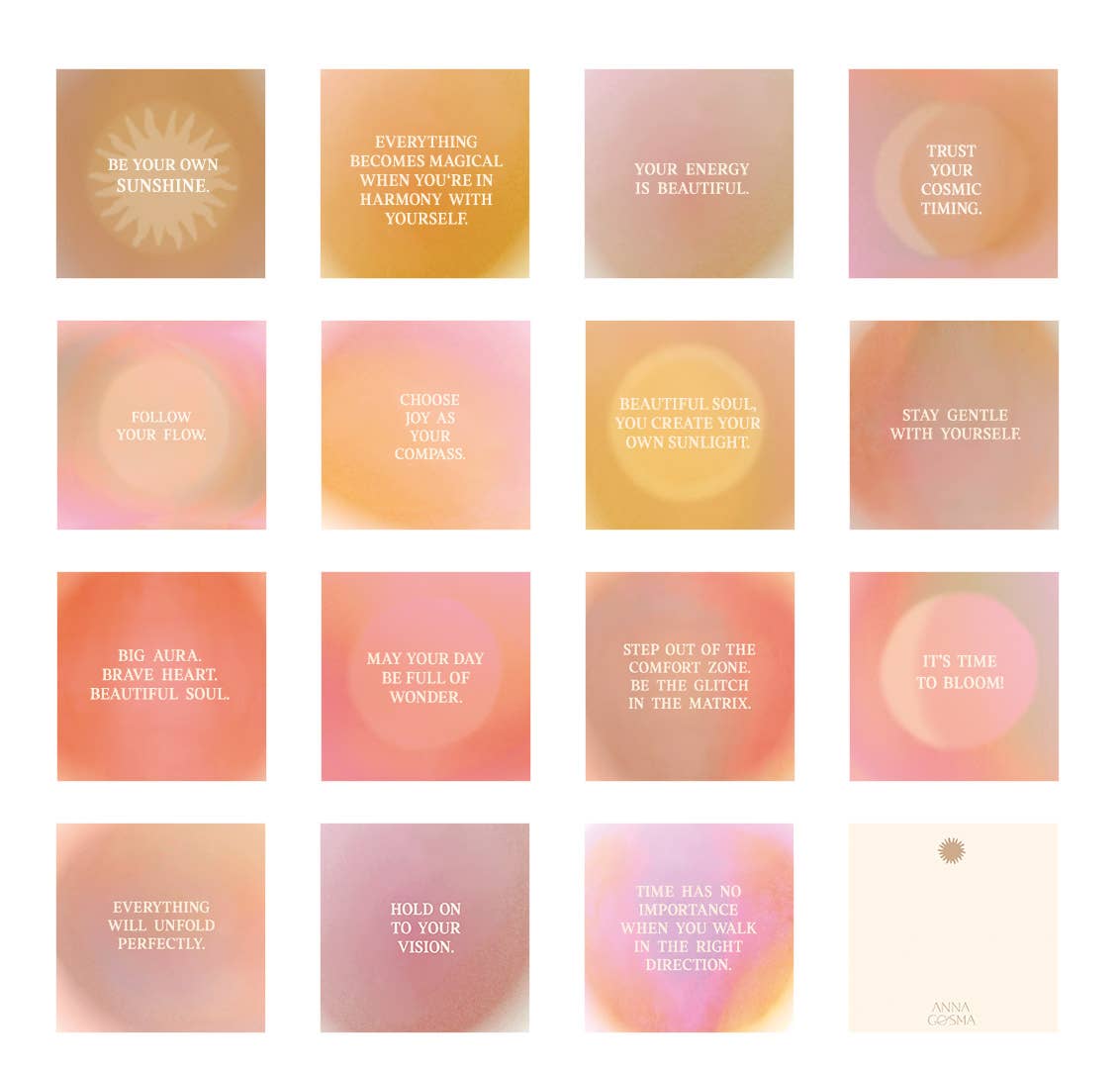 Kartenset - Be your own sunshine