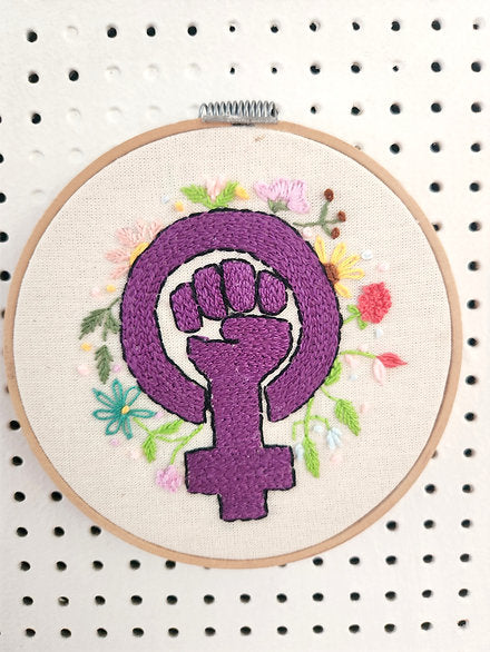 Kotty Embroidery Art Bild - Colectiva Feminista