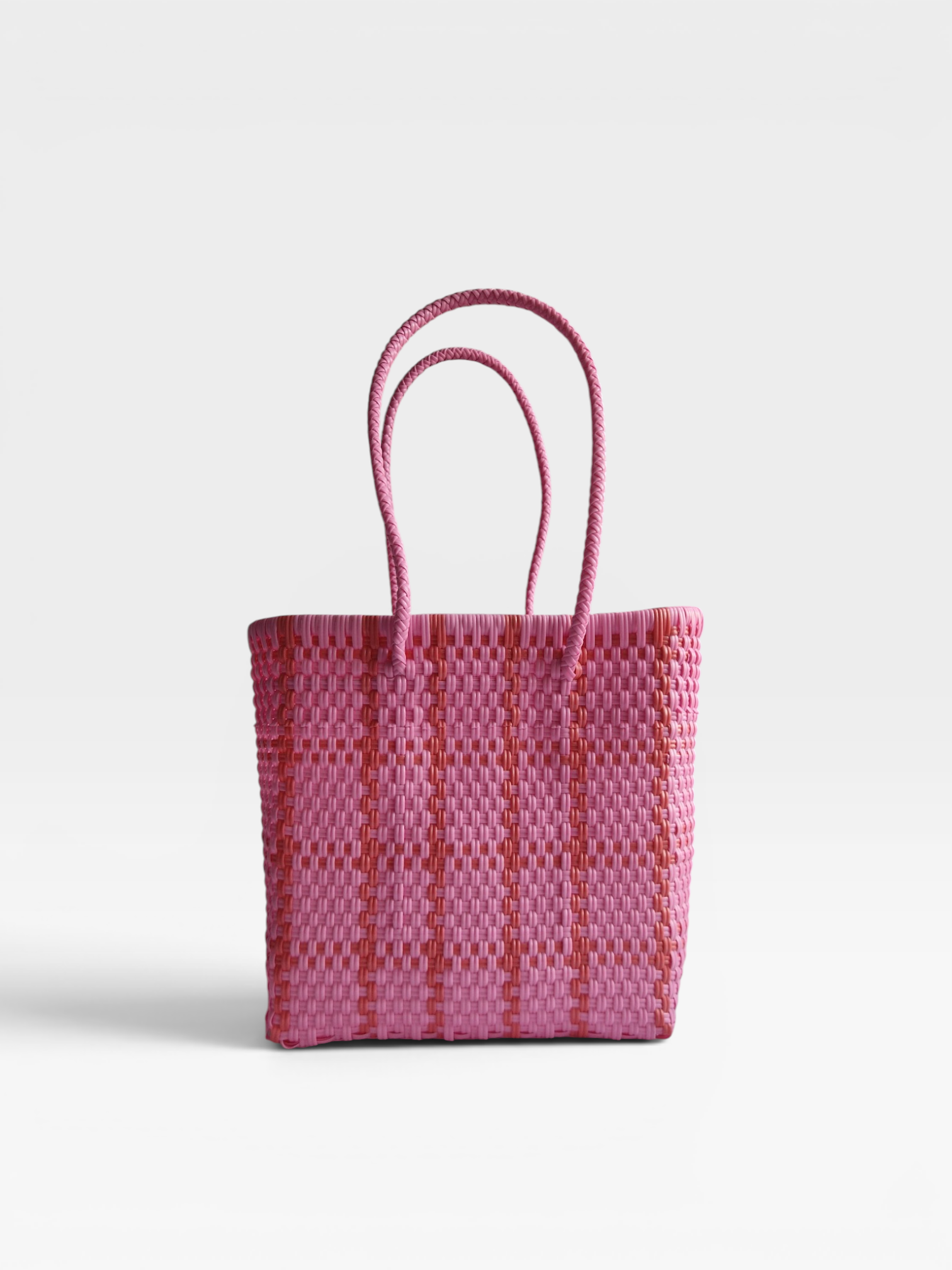 Alma Tote Chica Check Pop Pink
