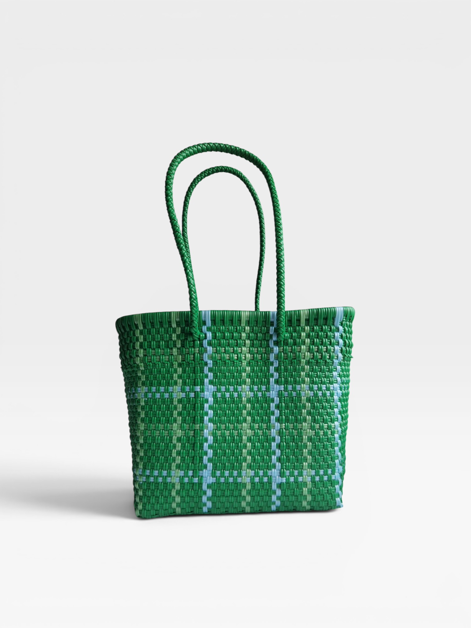 Alma Tote Chica Check Kelly Green