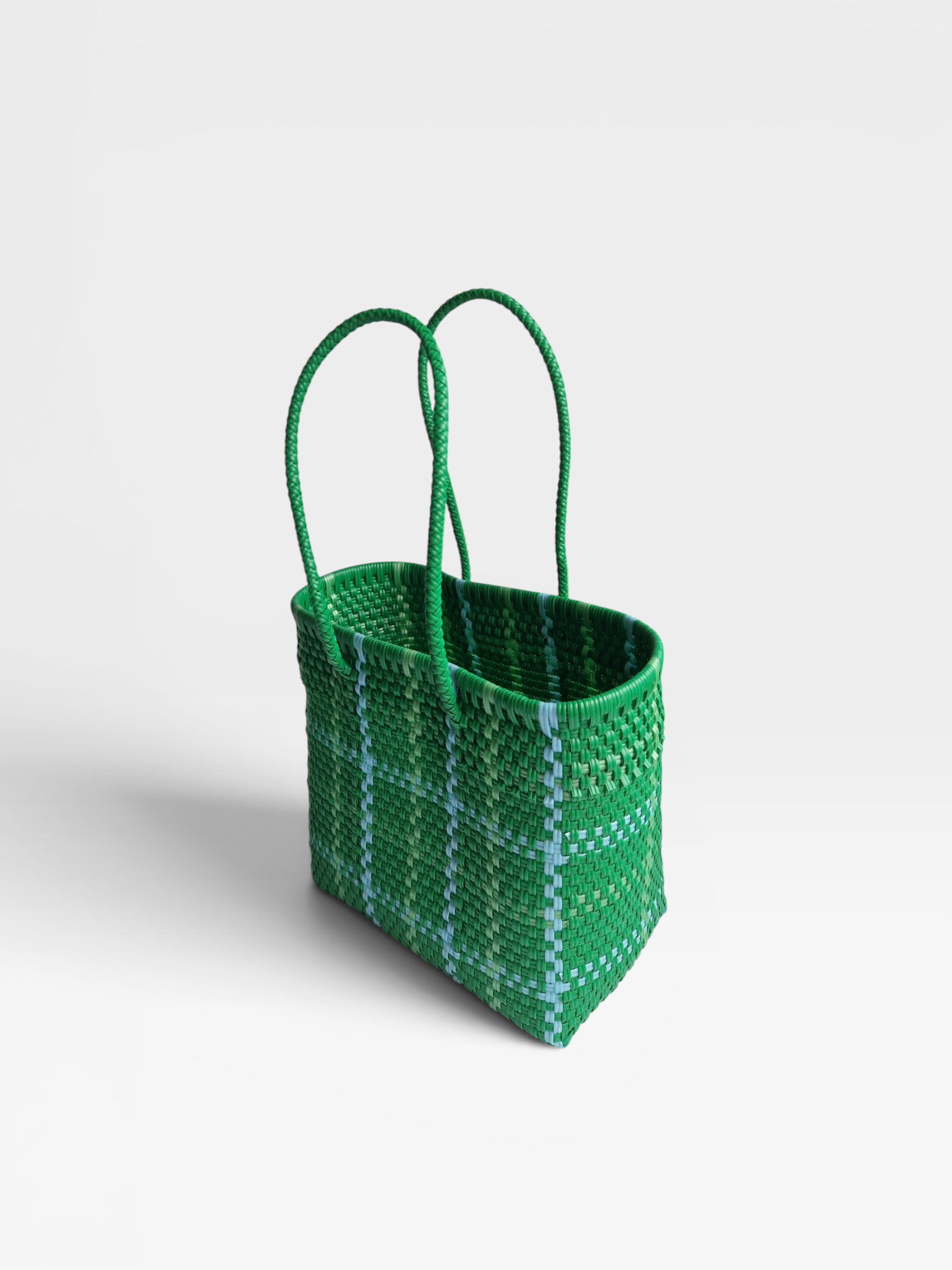 Alma Tote Chica Check Kelly Green