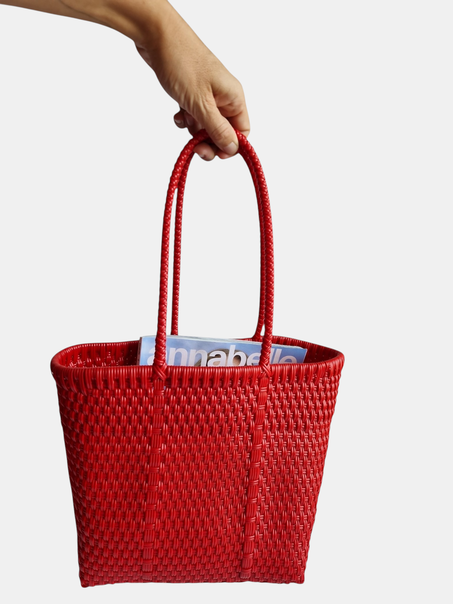 Alma Tote Chica Tomato Red