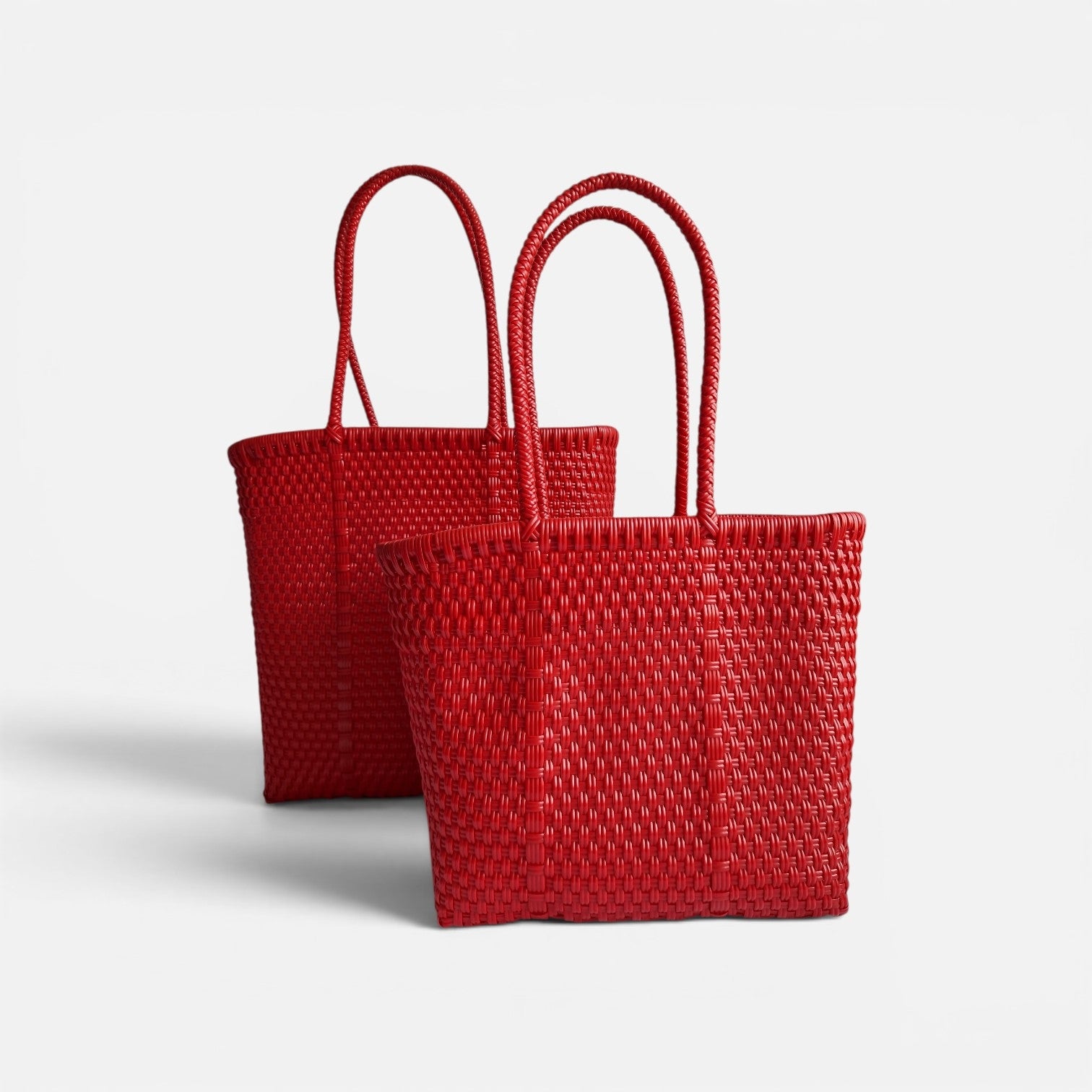 Alma Tote Chica Tomato Red