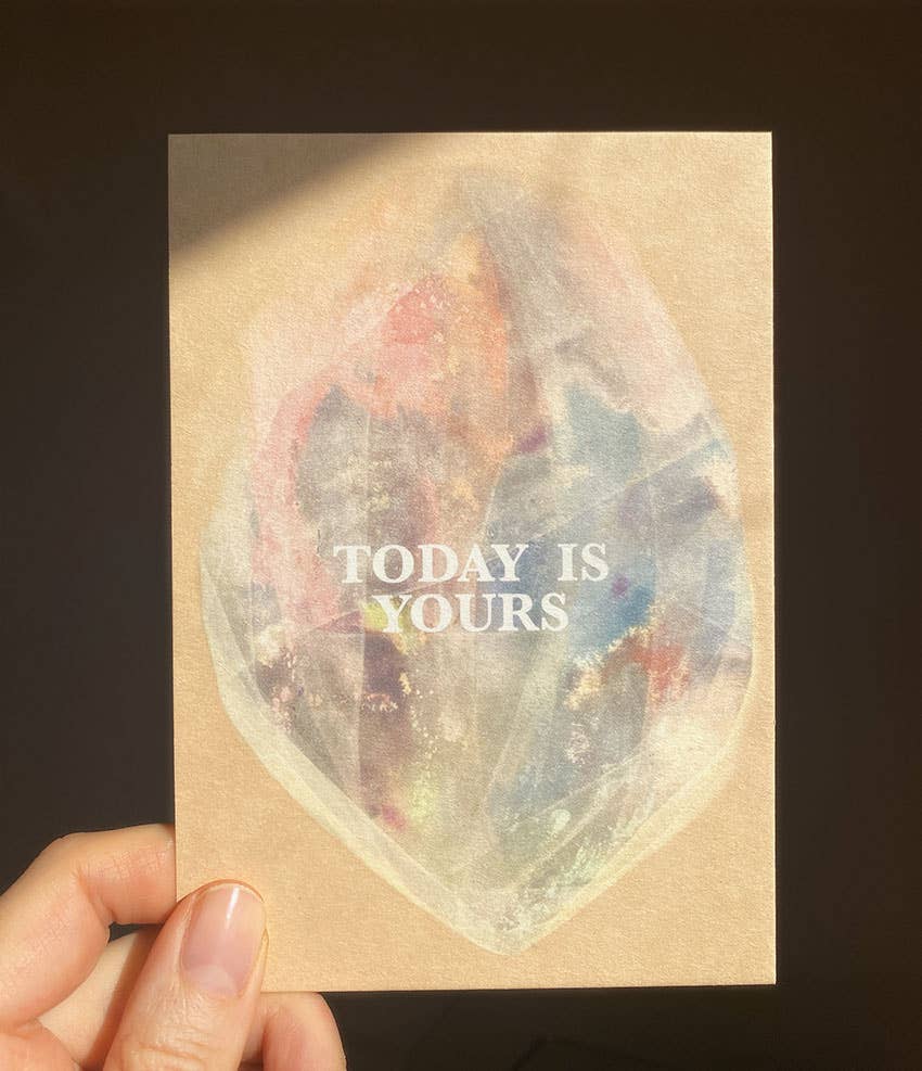 Postkarte & Geburtstagskarte - Today Is Yours