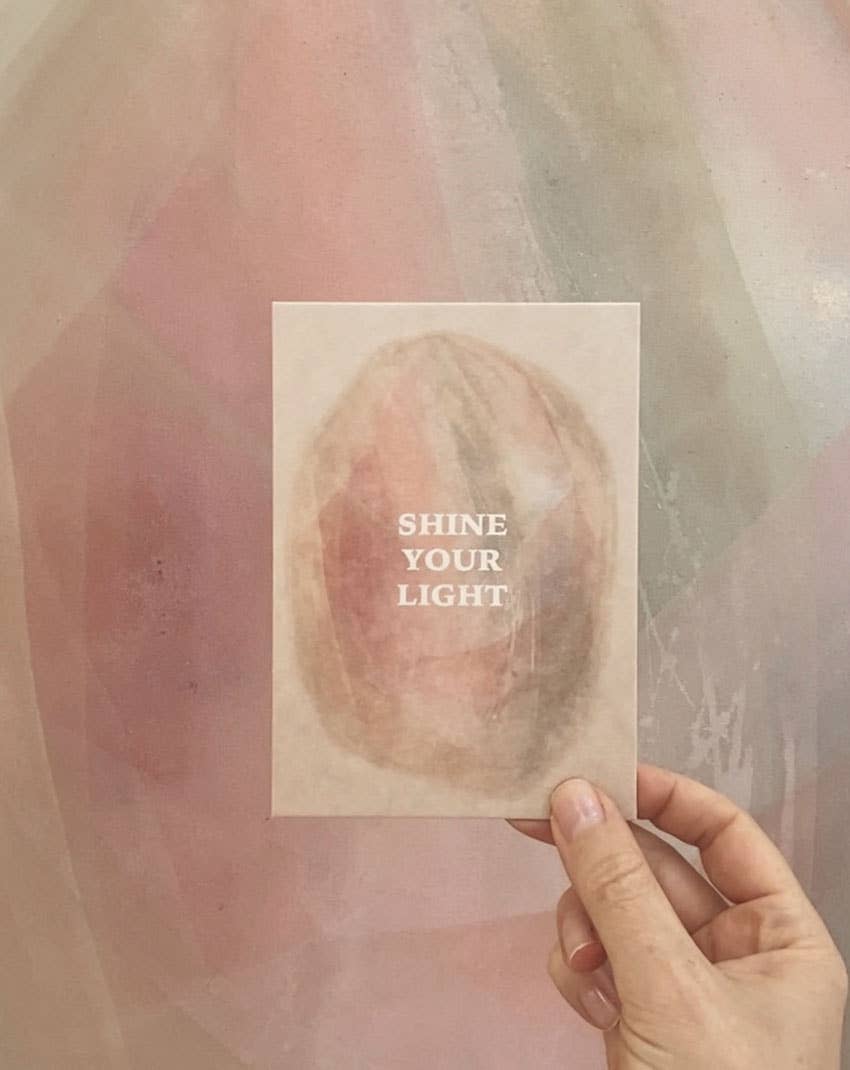 Postkarte - Shine Your Light
