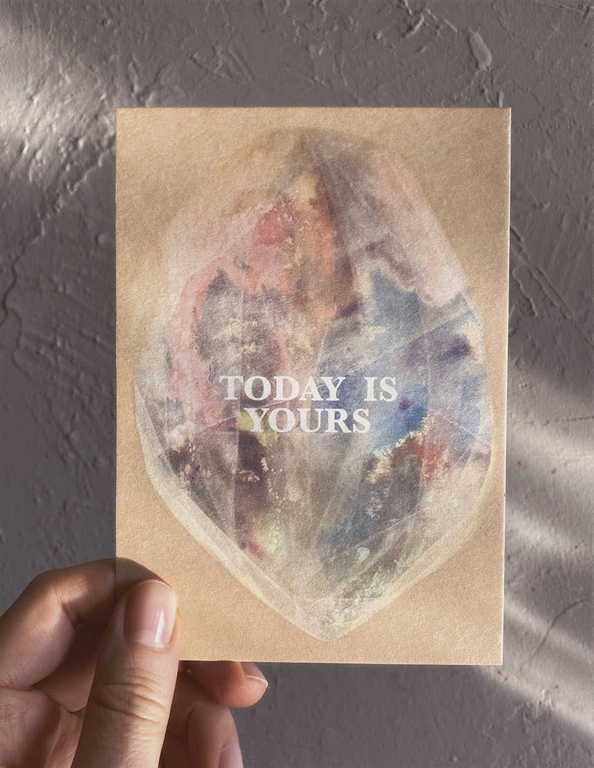 Postkarte & Geburtstagskarte - Today Is Yours