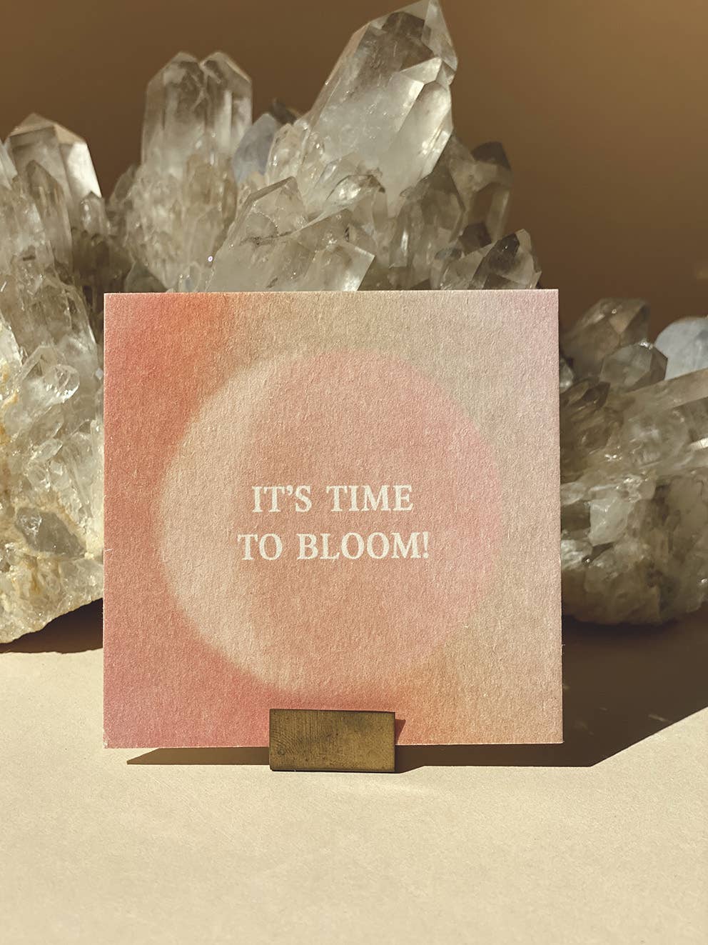 Minikarte - It's Time to Bloom