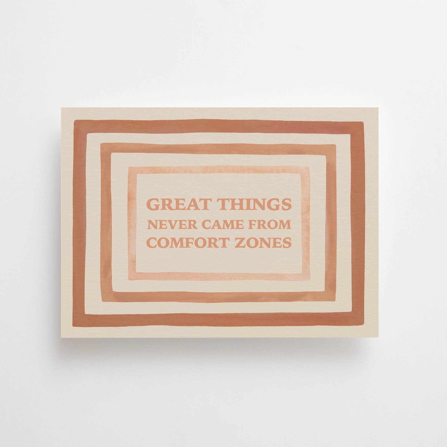 Postkarte - Comfort Zone