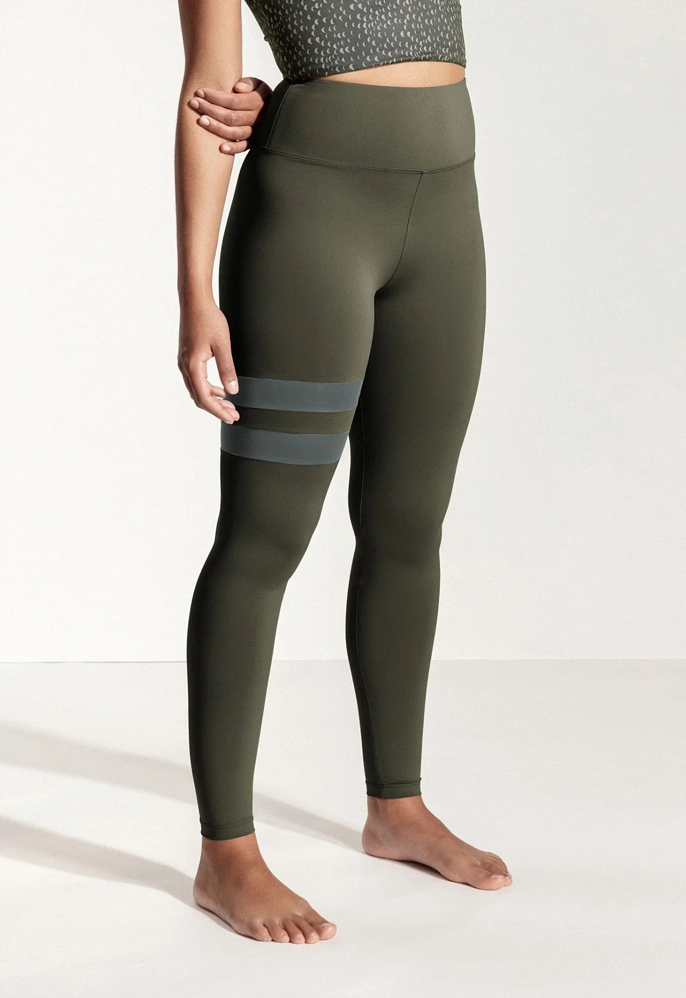 Yoga Leggings Lang  - Larimar+
