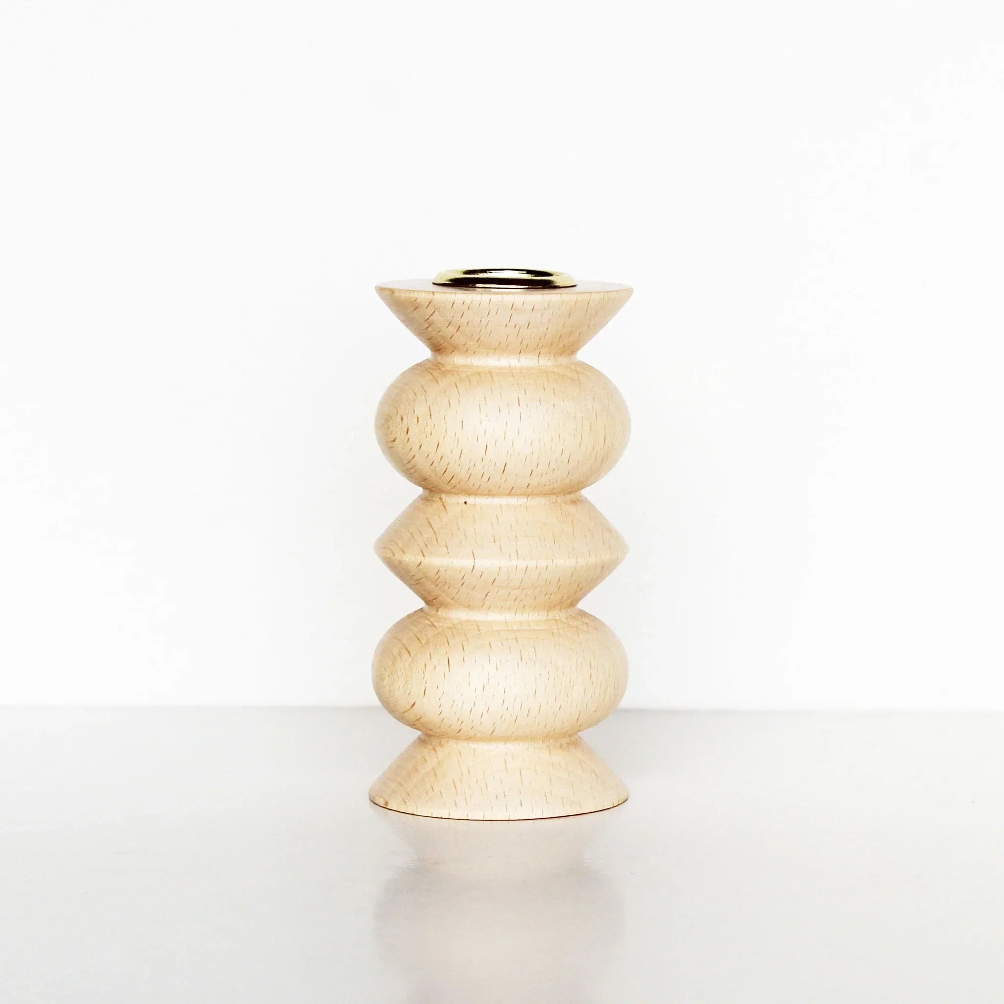 Holzkerzenständer - Totem No 5