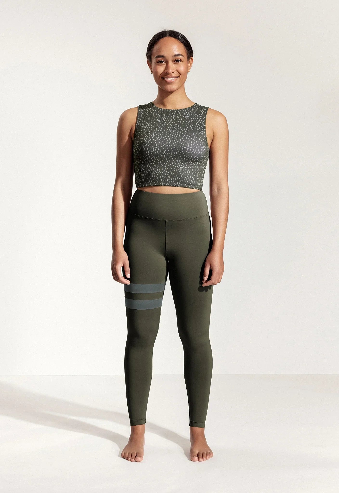 Yoga Leggings Lang  - Larimar+