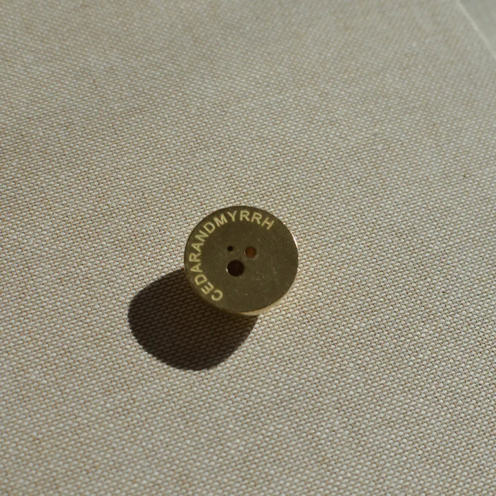 Räucherstäbchen-Halter Messing Hemisphere