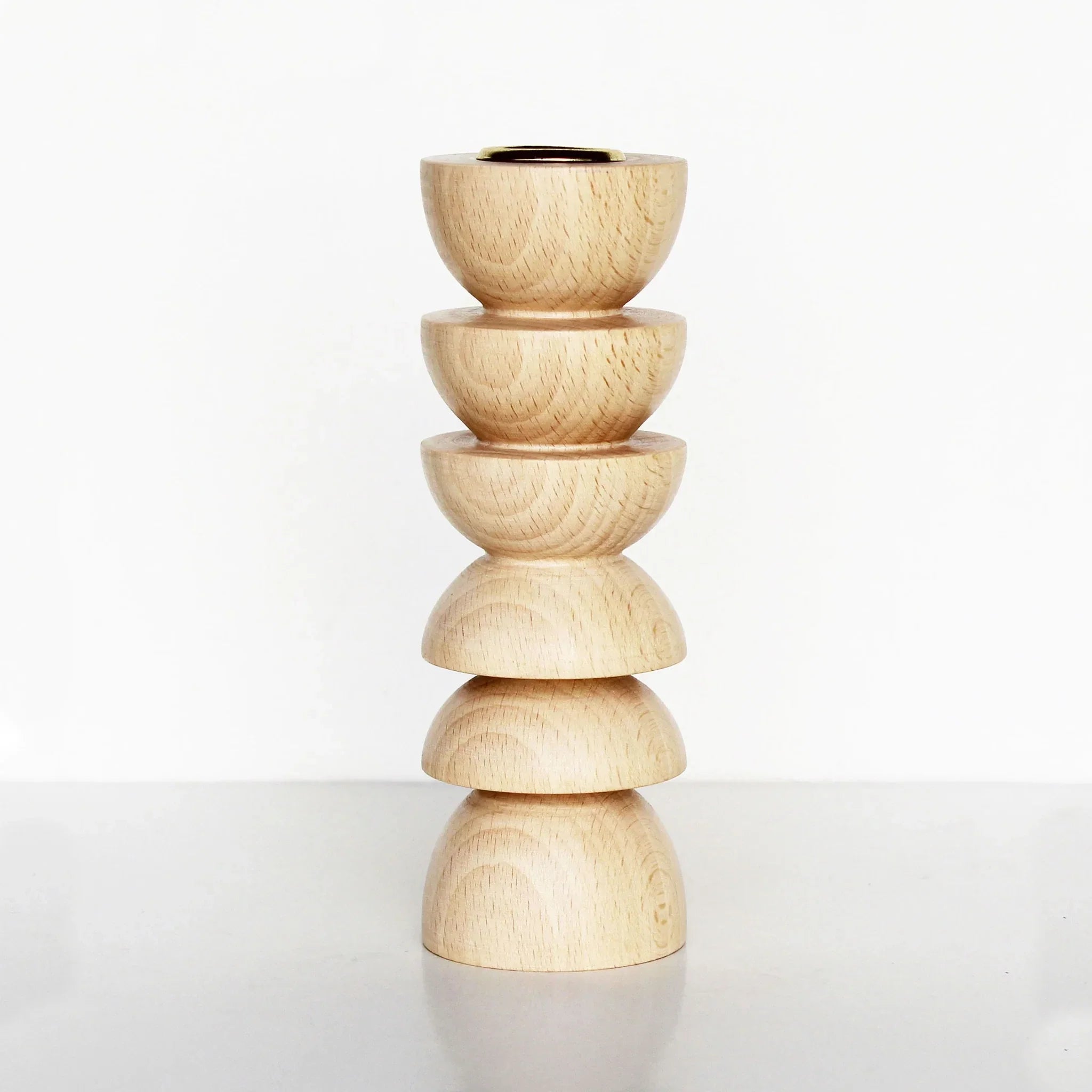 Holzkerzenständer - Totem No 4