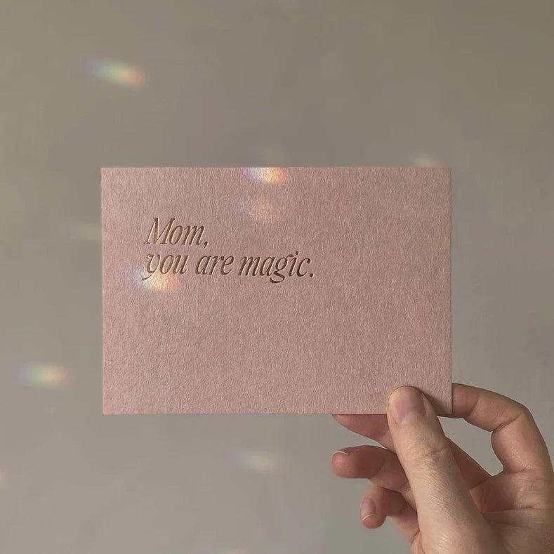 Postkarte - Mom You Are Magic - Gold Edition