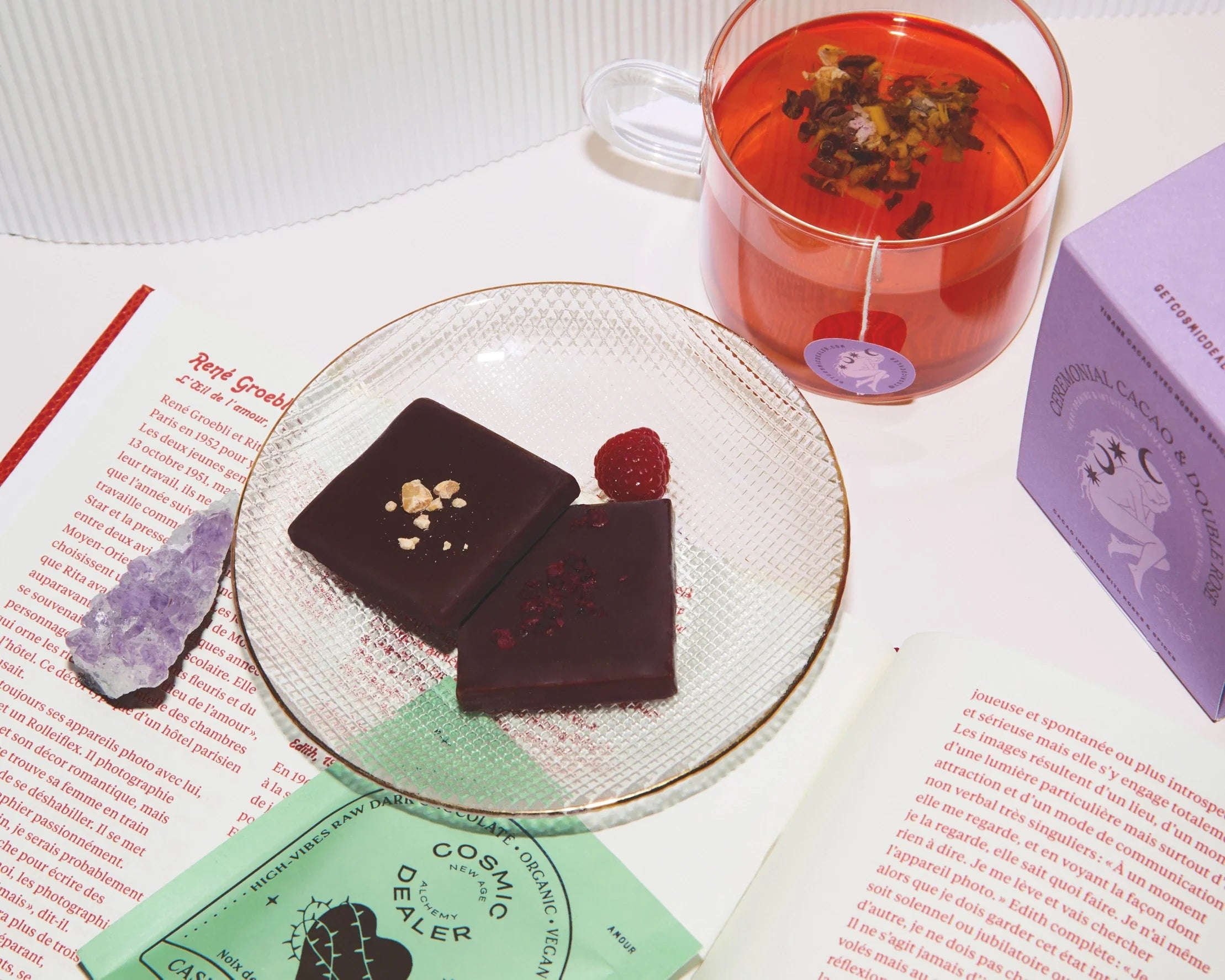 Tee-Beutel Zeremonieller Kakao & Doppel Rose