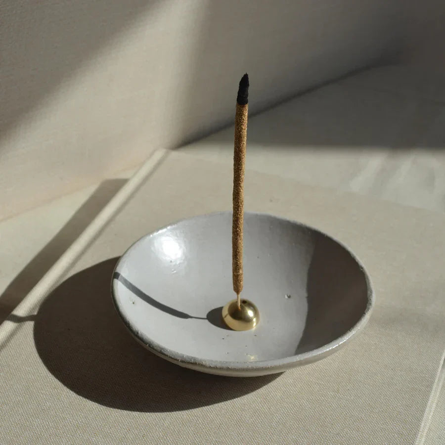 Räucherstäbchen-Halter Messing Hemisphere