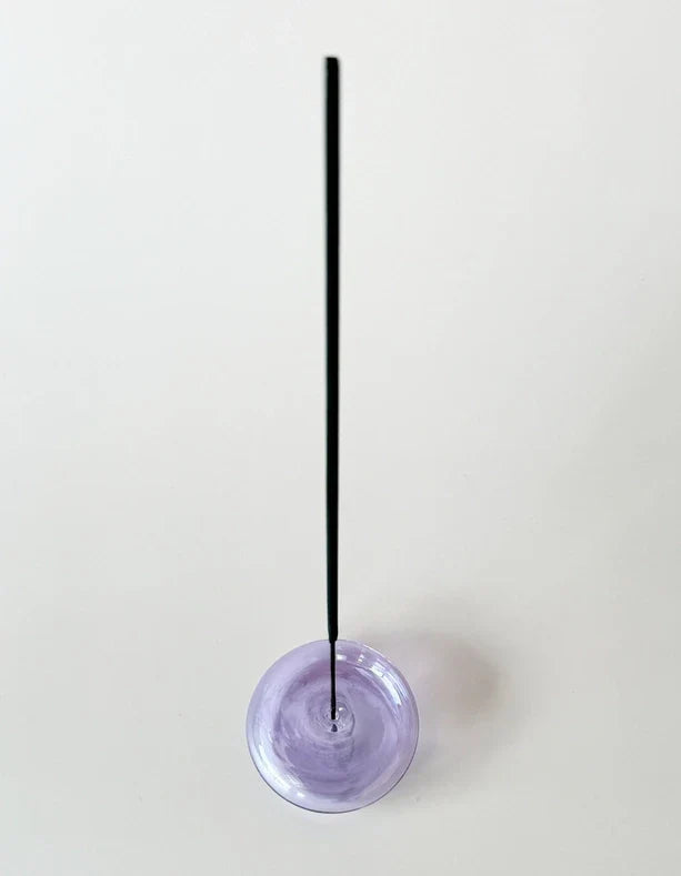 Räucherstäbchenhalter Bubble - mundgeblasenes Glas