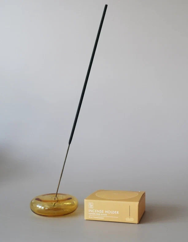 Räucherstäbchenhalter Bubble - mundgeblasenes Glas