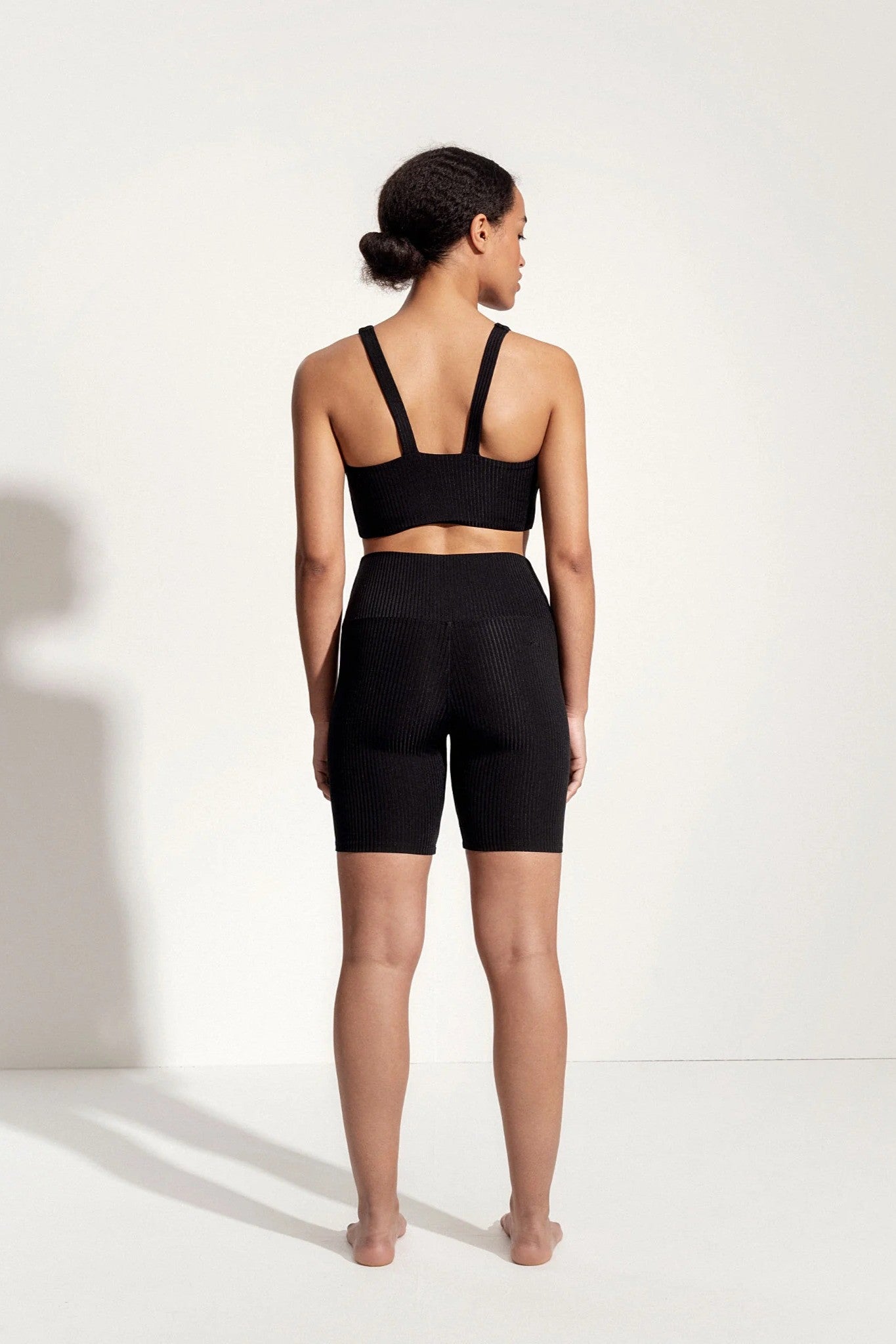 Oy Yoga Leggings Kurz Gerippt - Galena