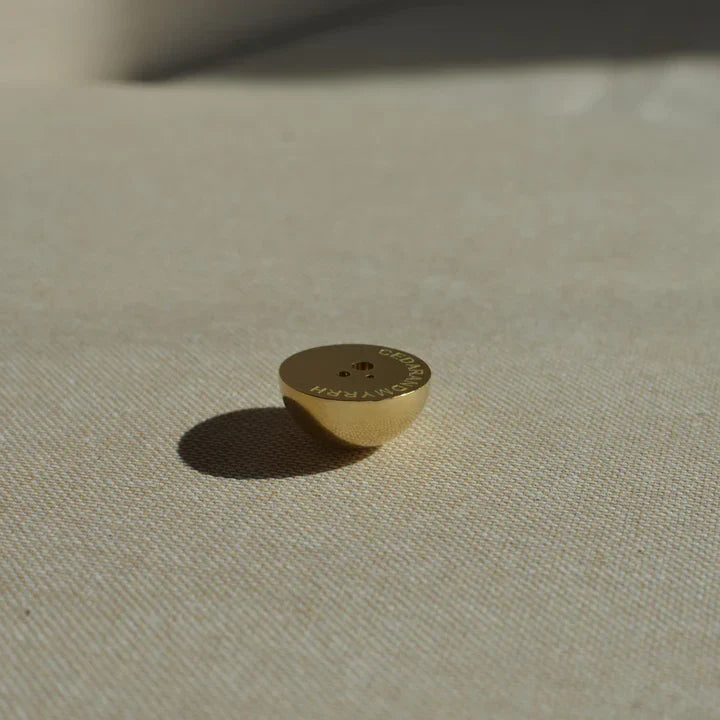 Räucherstäbchen-Halter Messing Hemisphere