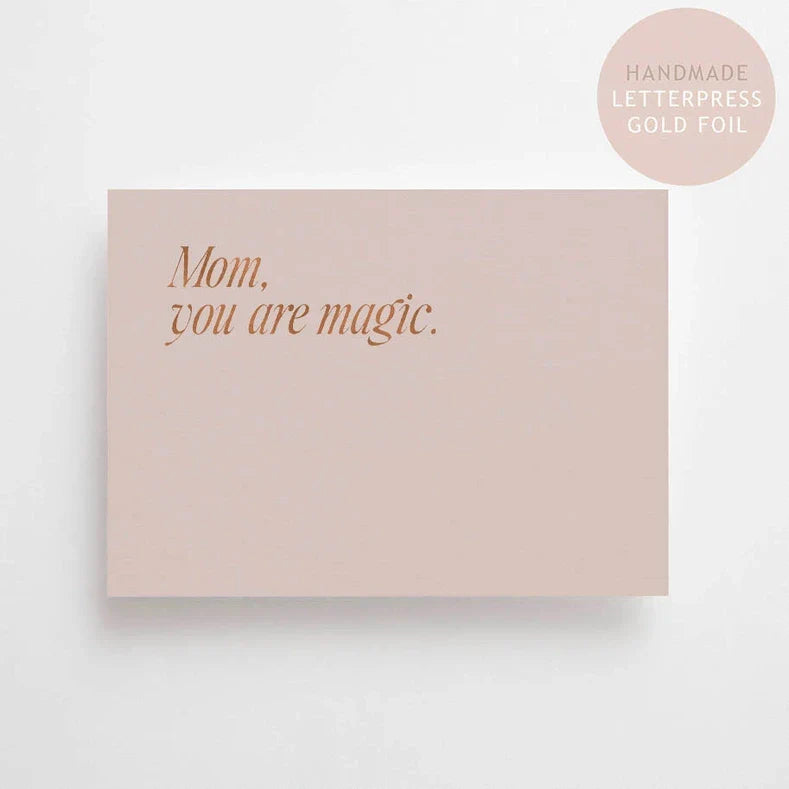 Postkarte - Mom You Are Magic - Gold Edition