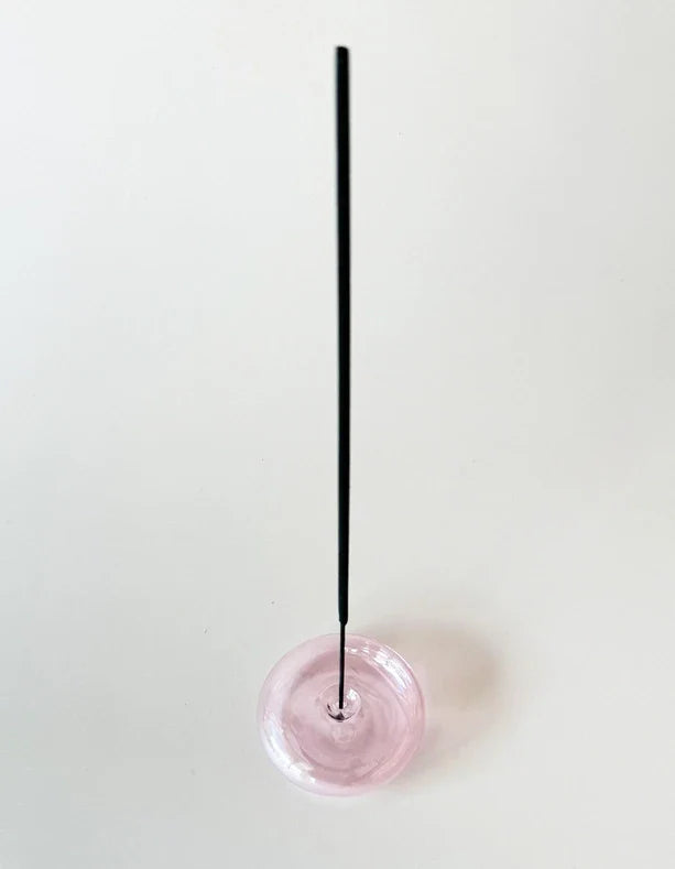 Räucherstäbchenhalter Bubble - mundgeblasenes Glas