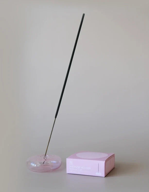 Räucherstäbchenhalter Bubble - mundgeblasenes Glas