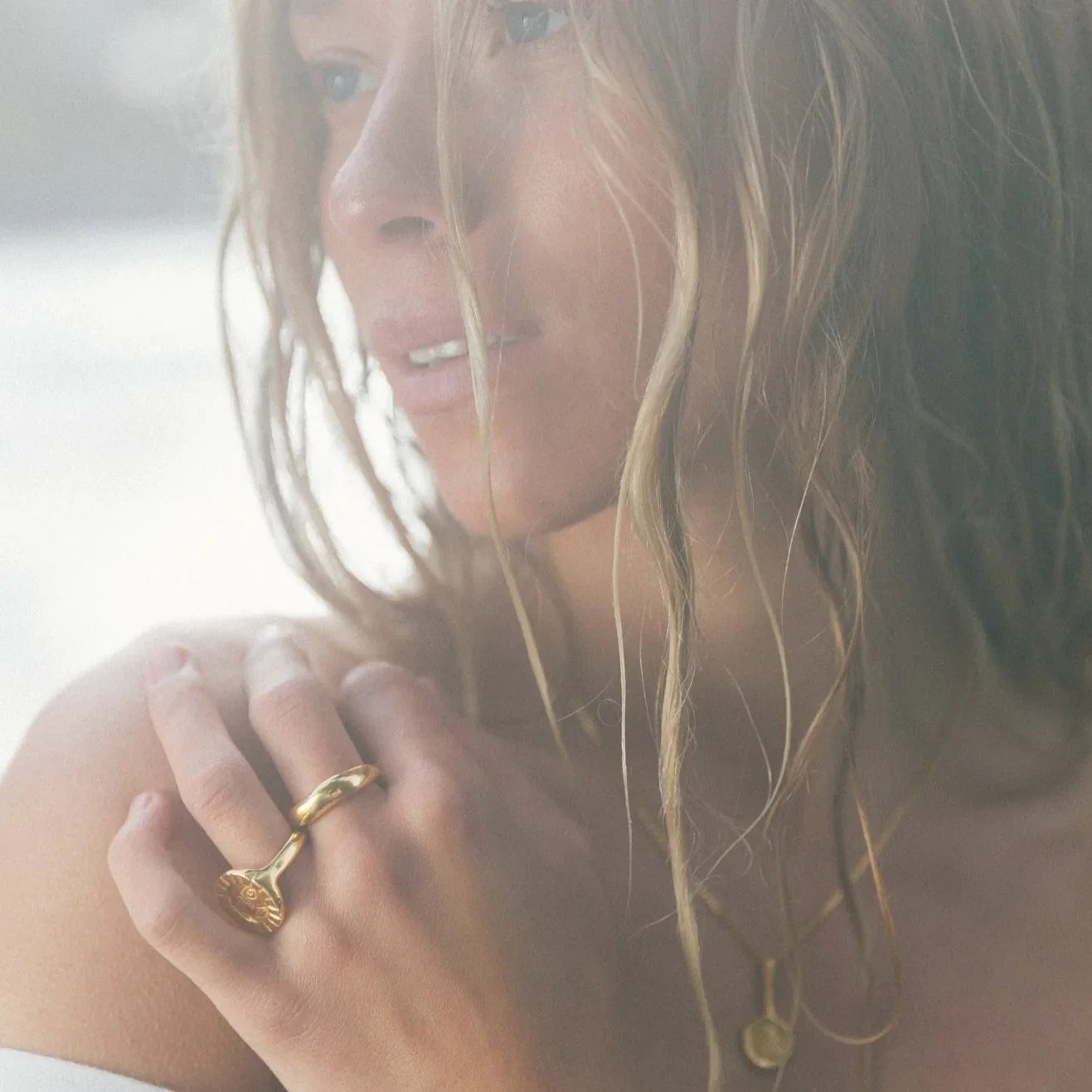 Ring 24K Gold Vermeil - Forged By The Ocean Ring