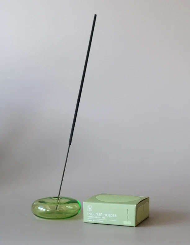 Räucherstäbchenhalter Bubble - mundgeblasenes Glas