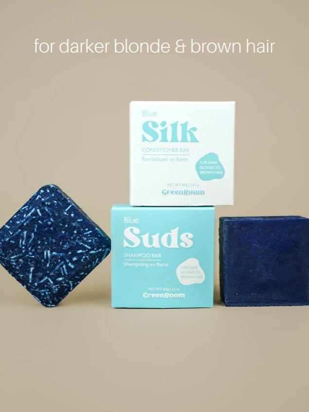Festes Shampoo Colour Correction Blue - Dunkelblondes & Braunes Haar