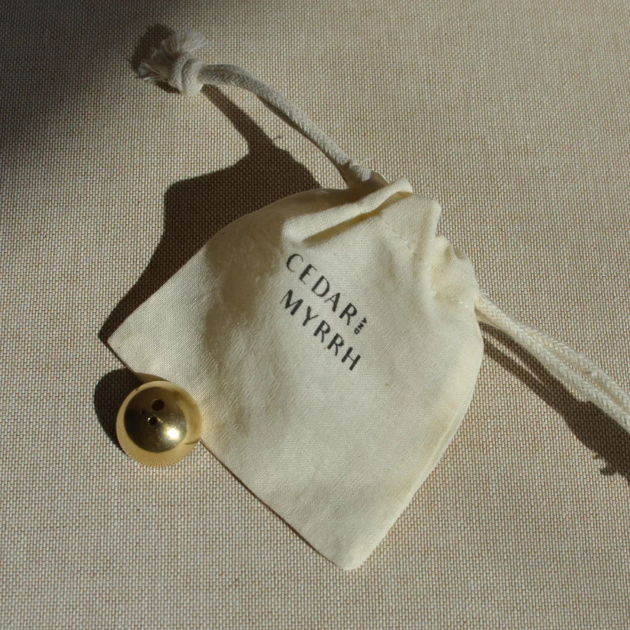 Räucherstäbchen-Halter Messing Hemisphere