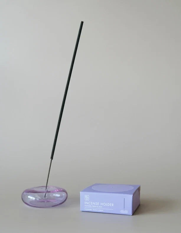 Räucherstäbchenhalter Bubble - mundgeblasenes Glas