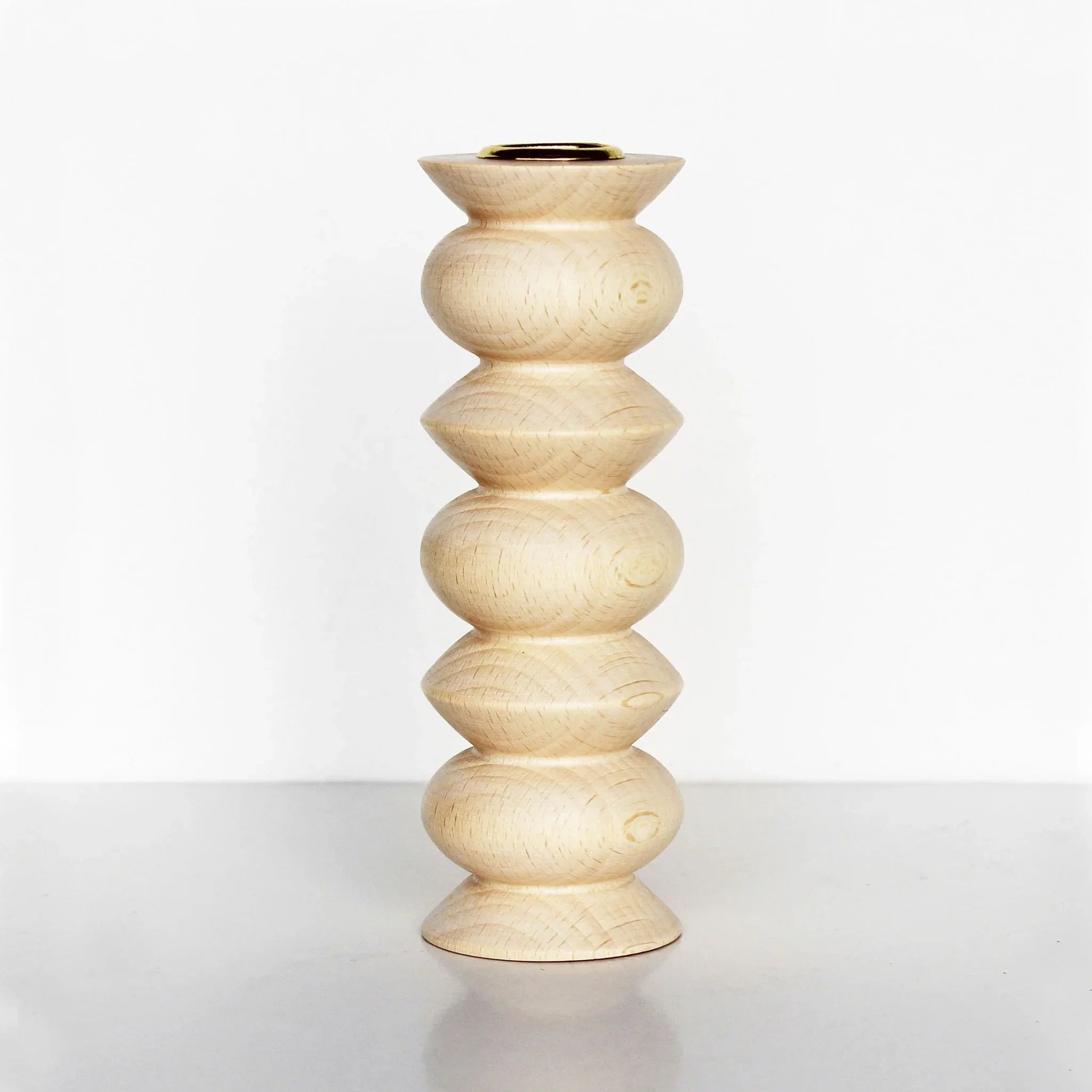 Holzkerzenständer - Totem No 5