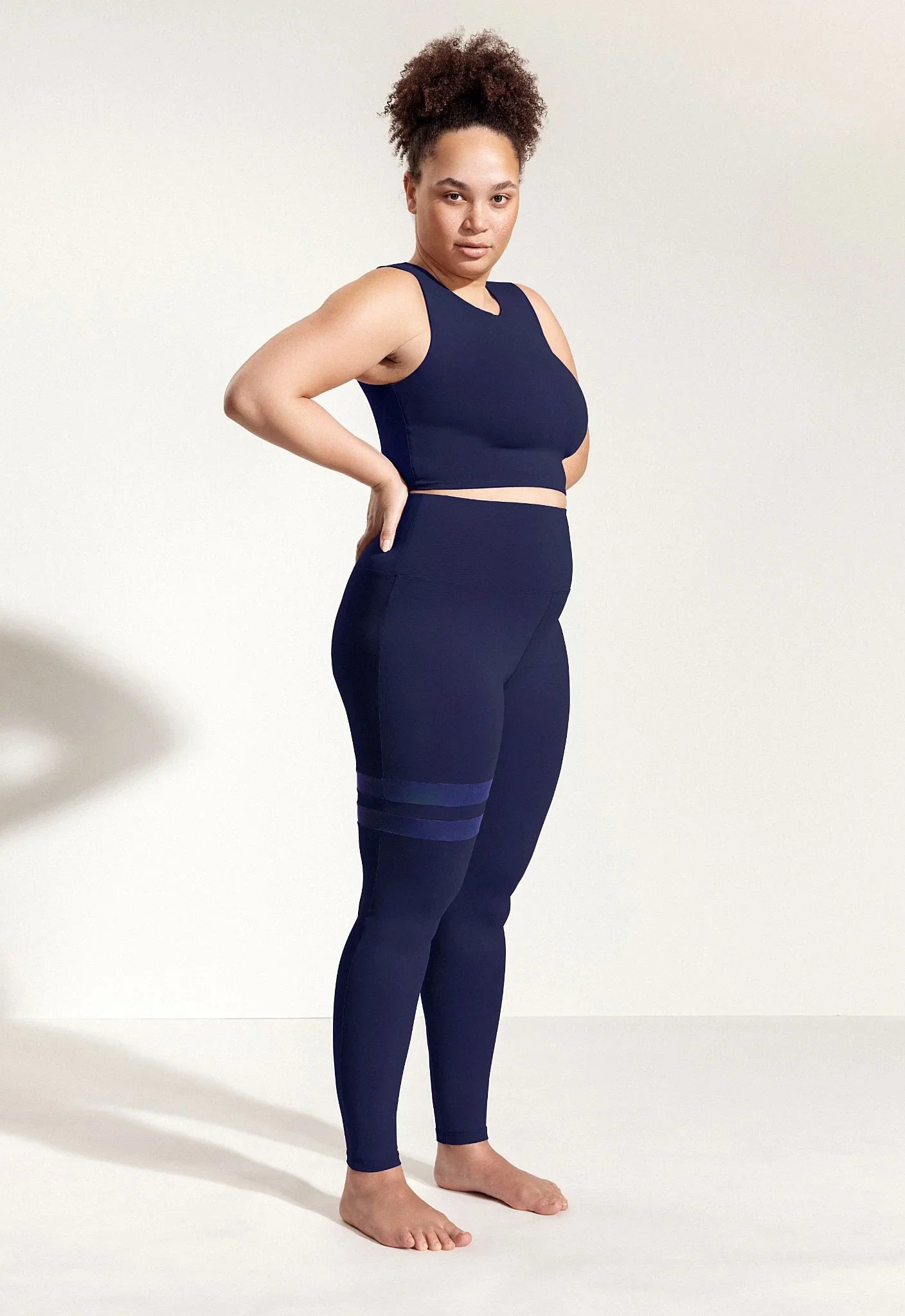 Yoga Leggings Lang  - Larimar+