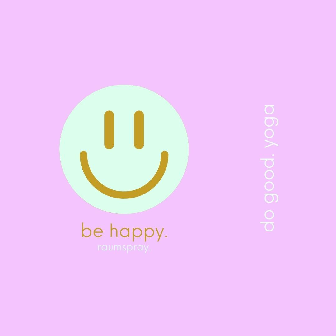 Do Good. Yoga Aromas Bio-Raumspray - Be Happy.