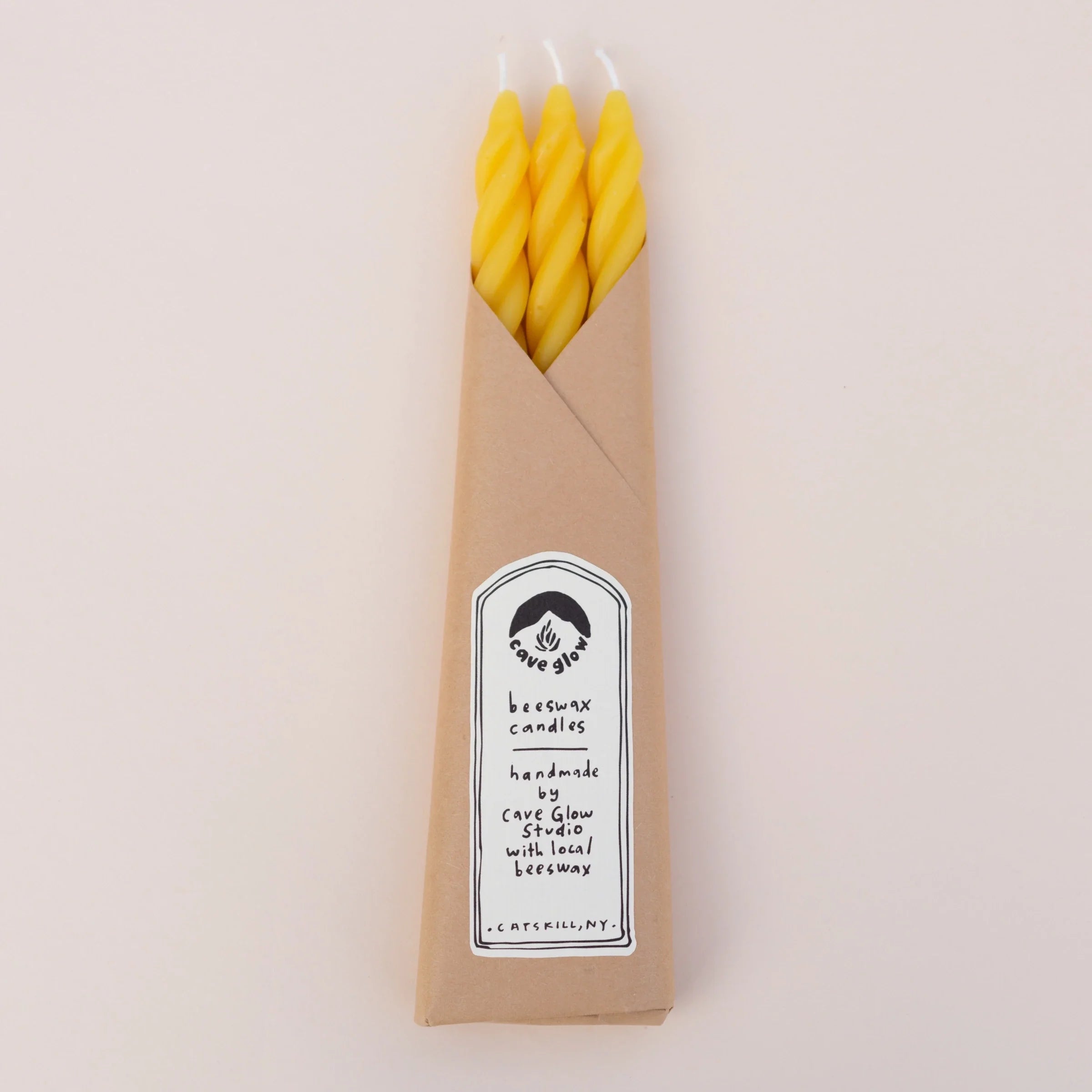 Kerzen Spiral Beeswax - Sky