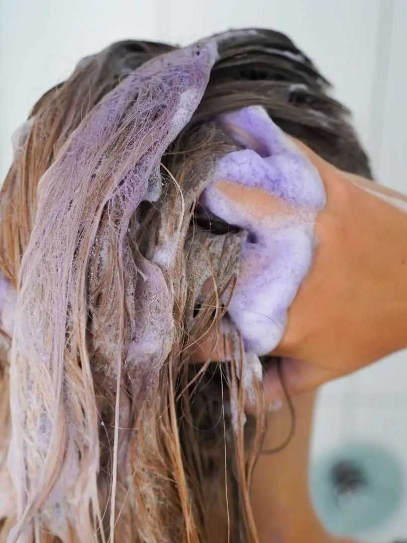 Festes Shampoo & Conditioner Set Colour Correction Purple - Hellblondes & Graues Haar